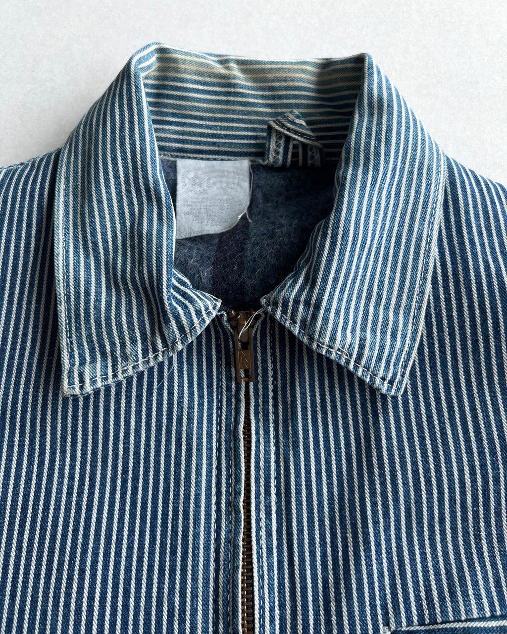 1980S HICKORY CARHARTT DETROIT WORK JACKET (L)