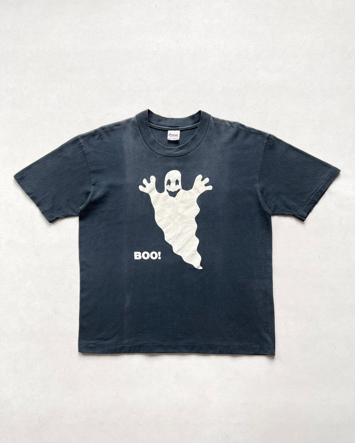 1990S GHOST 'BOO' SINGLE STITCH TEE (L)