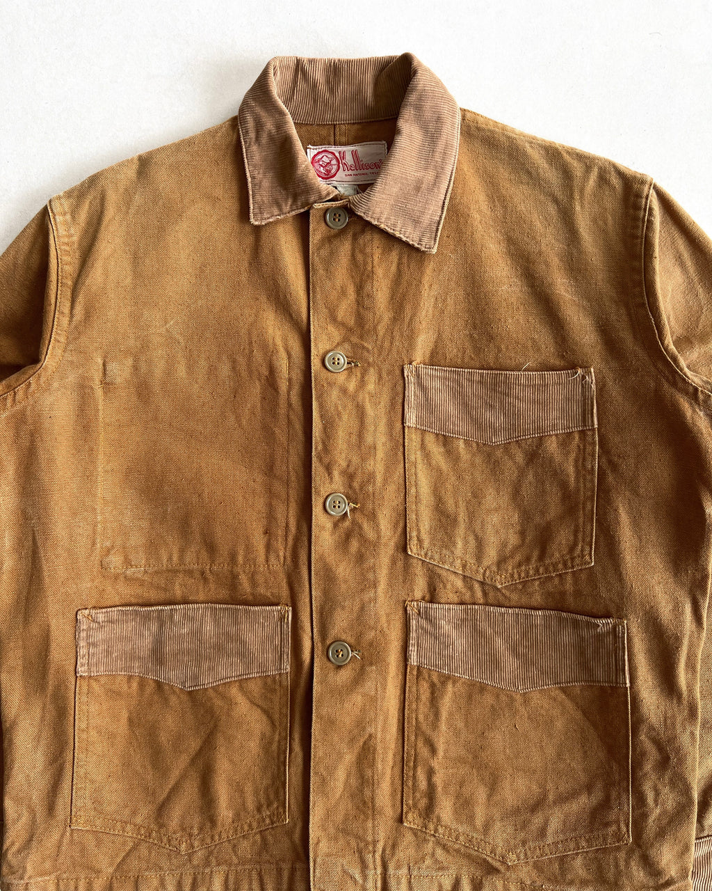 1950S KALLISON'S CANVAS CHORE JACKET (L)
