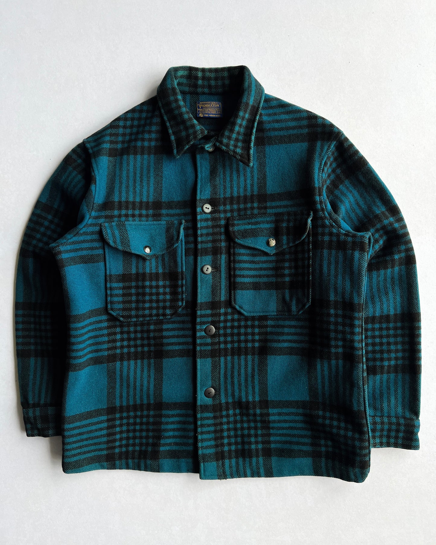 1960S PENDLETON WOOL FLANNEL JACKET (M)