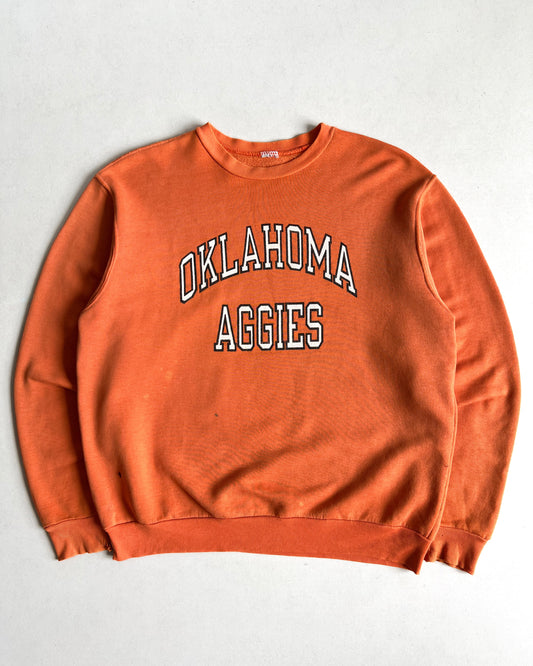 1980S 'OKLAHOMA AGGIES' SWEATSHIRT (L)