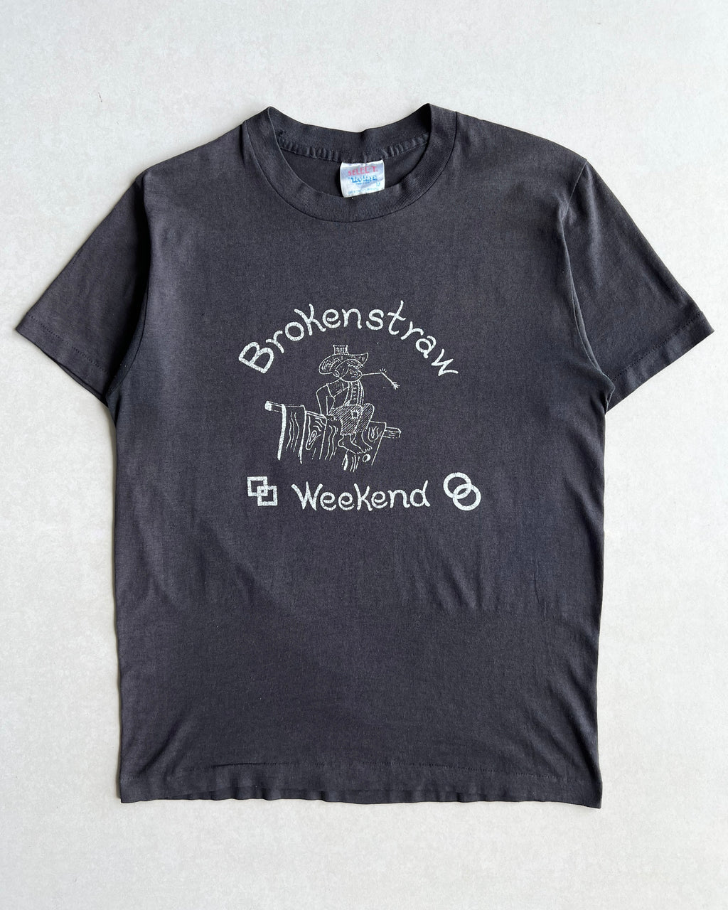 1980S 'BROKENSTRAW WEEKEND' SINGLE STITCH TEE (M)