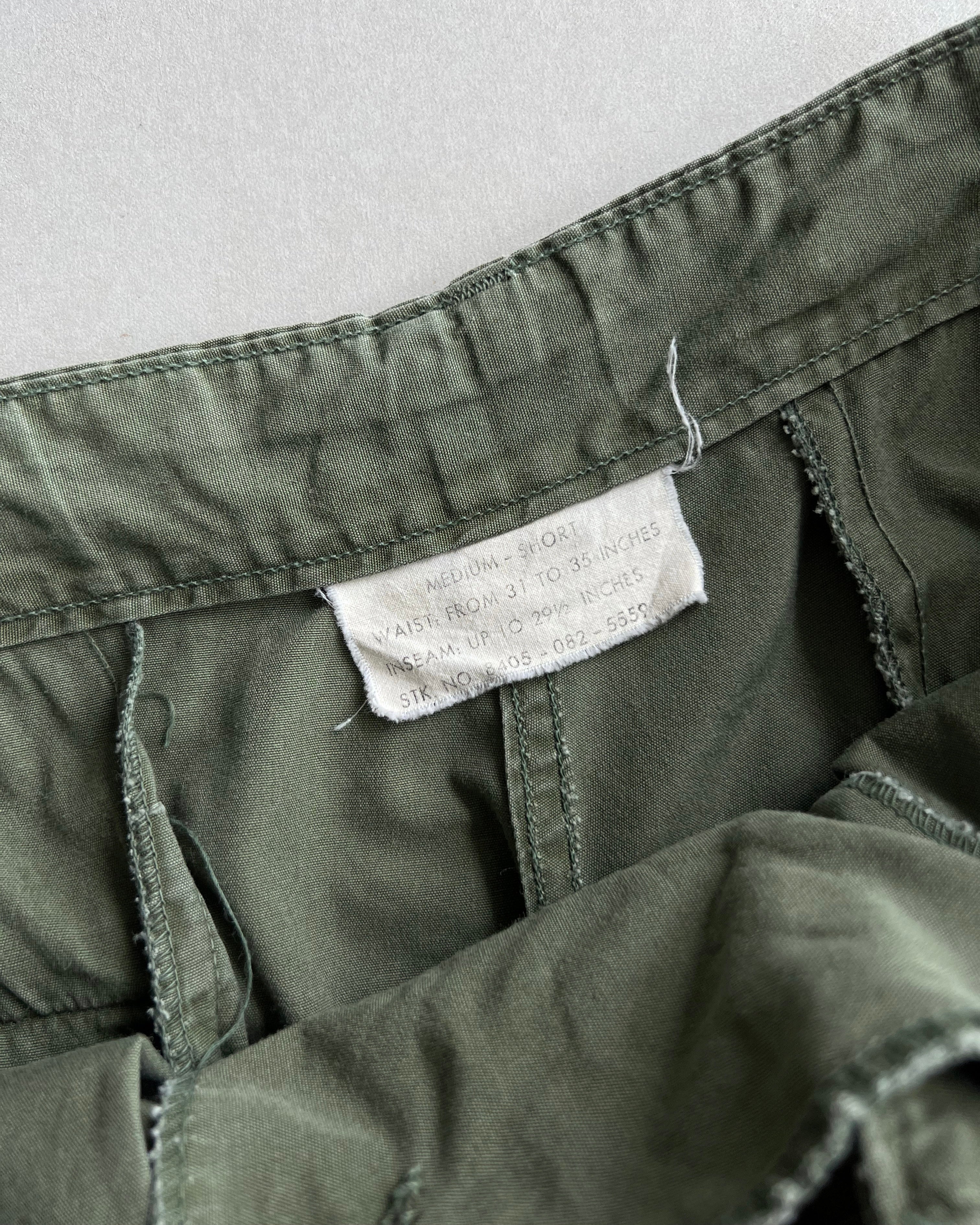 1960S POPLIN OG107 US ARMY JUNGLE CARGO (30-33)