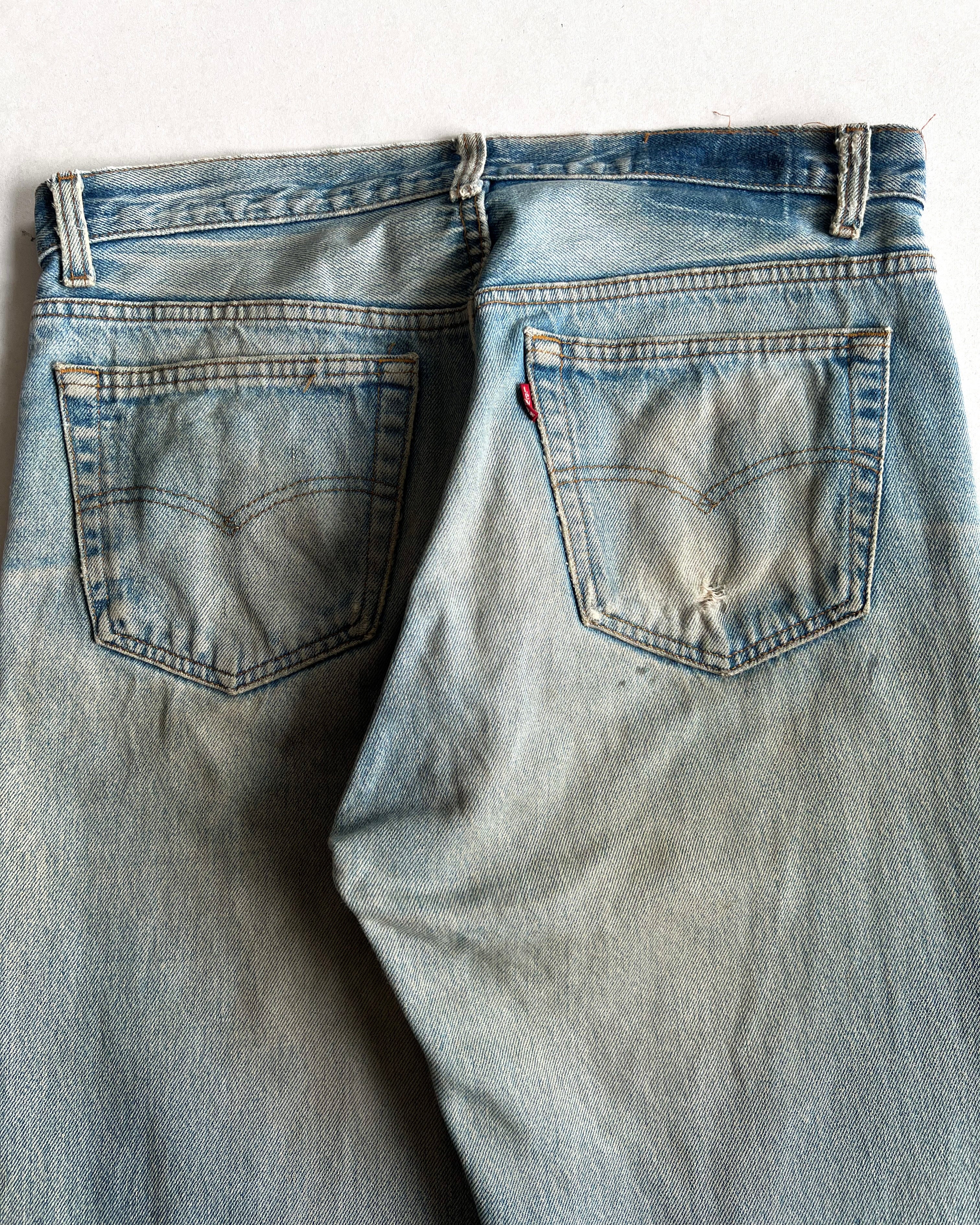 1980S FADED LEVI'S 501 JEANS (34)