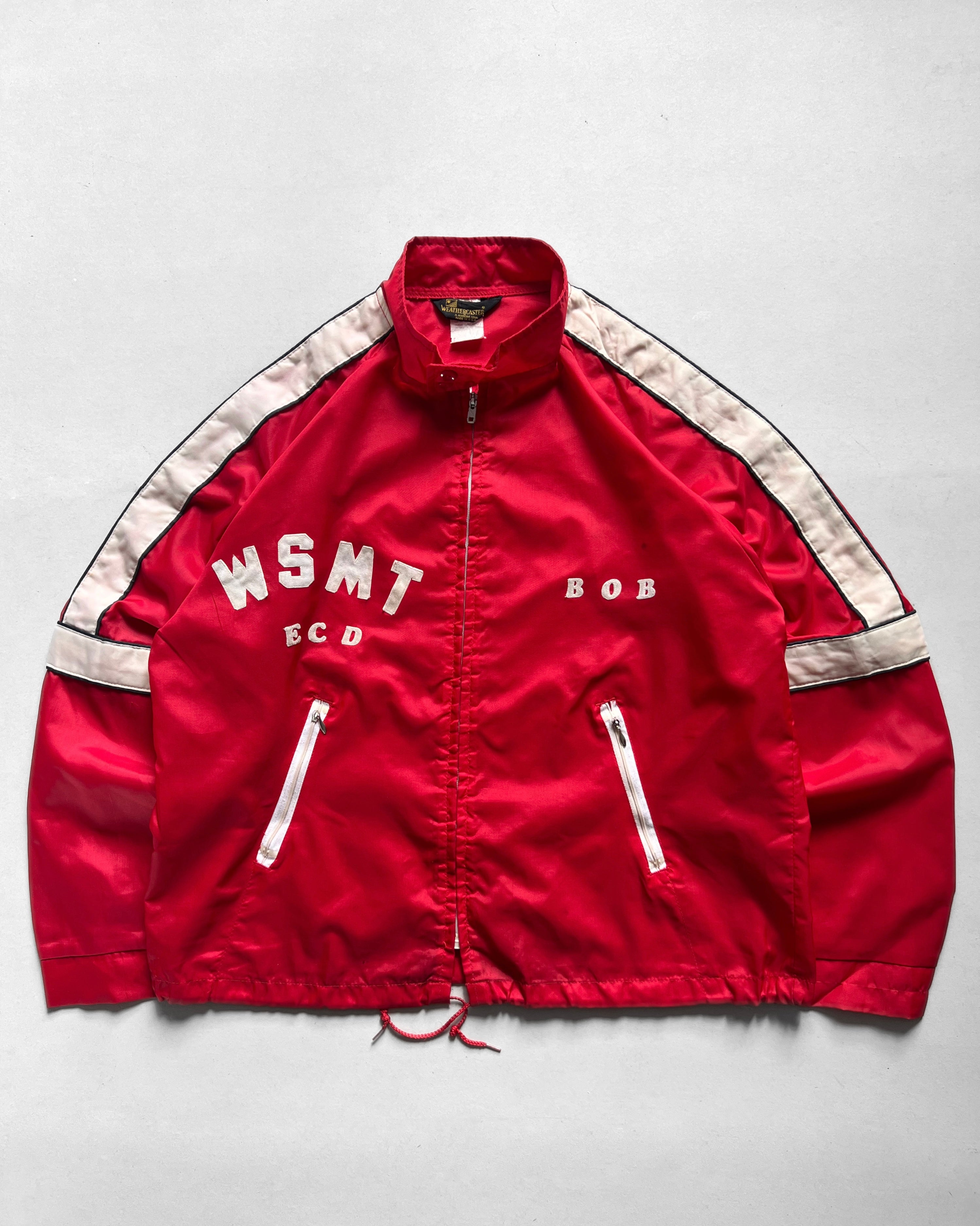 1970S 'WSMT ECD' RAGLAN SPORTS JACKET (XL)