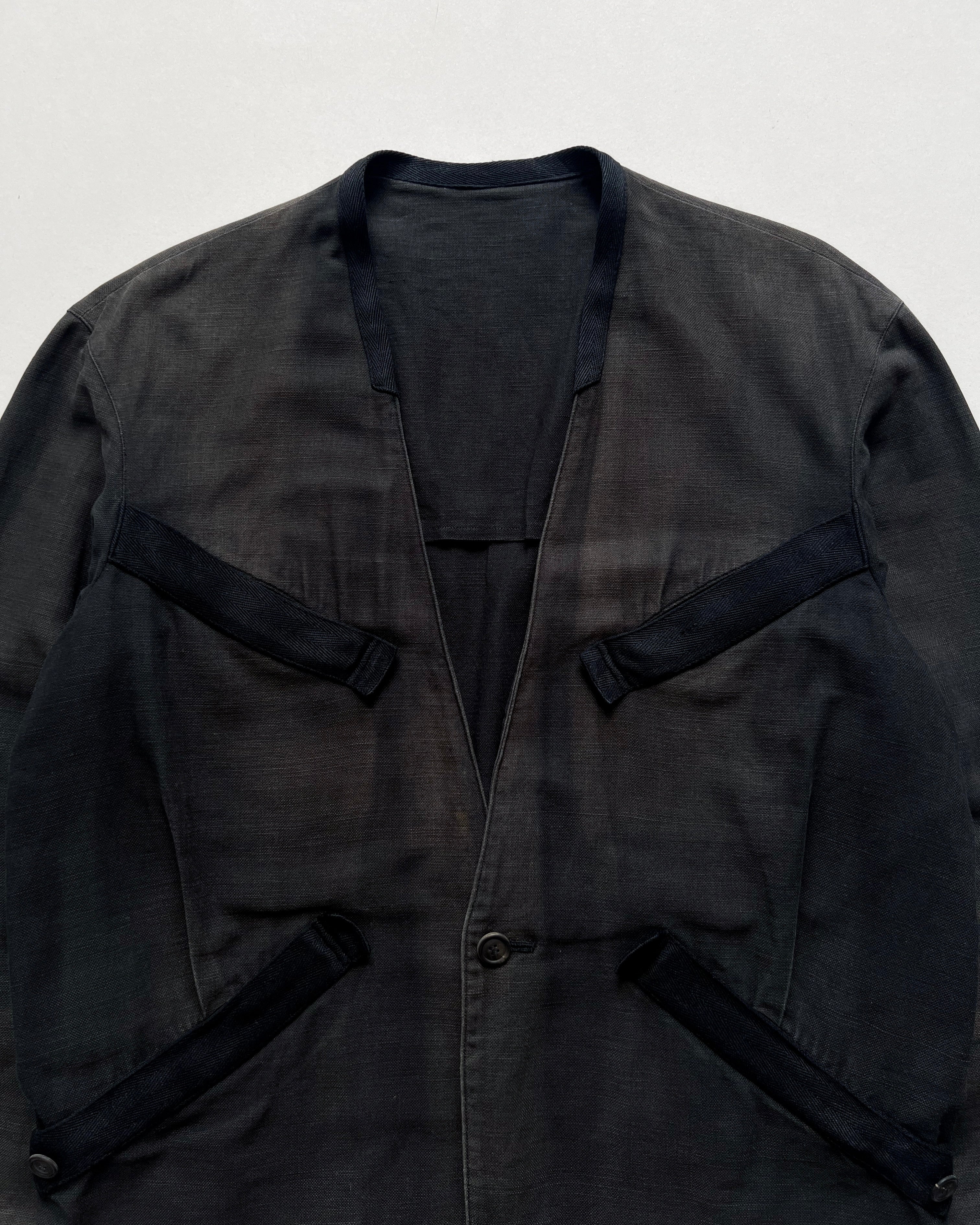 1980S SUN FADED ISSEY MIYAKE MULTIPOCKET BLAZER (L)