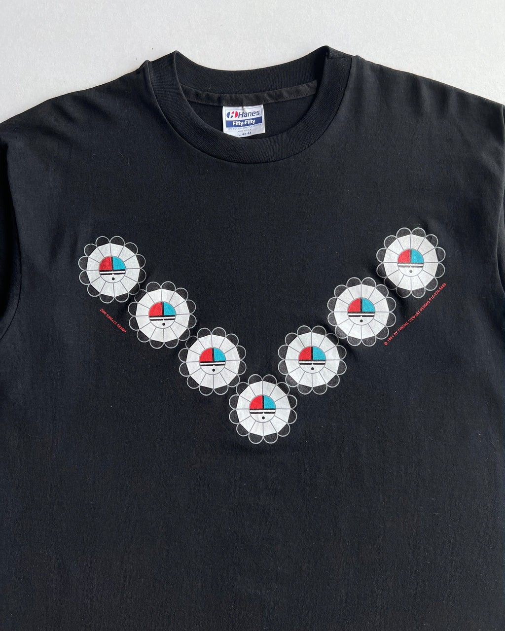 1990S 'ZUNI SUNFACE ART' SINGLE TEE (L)