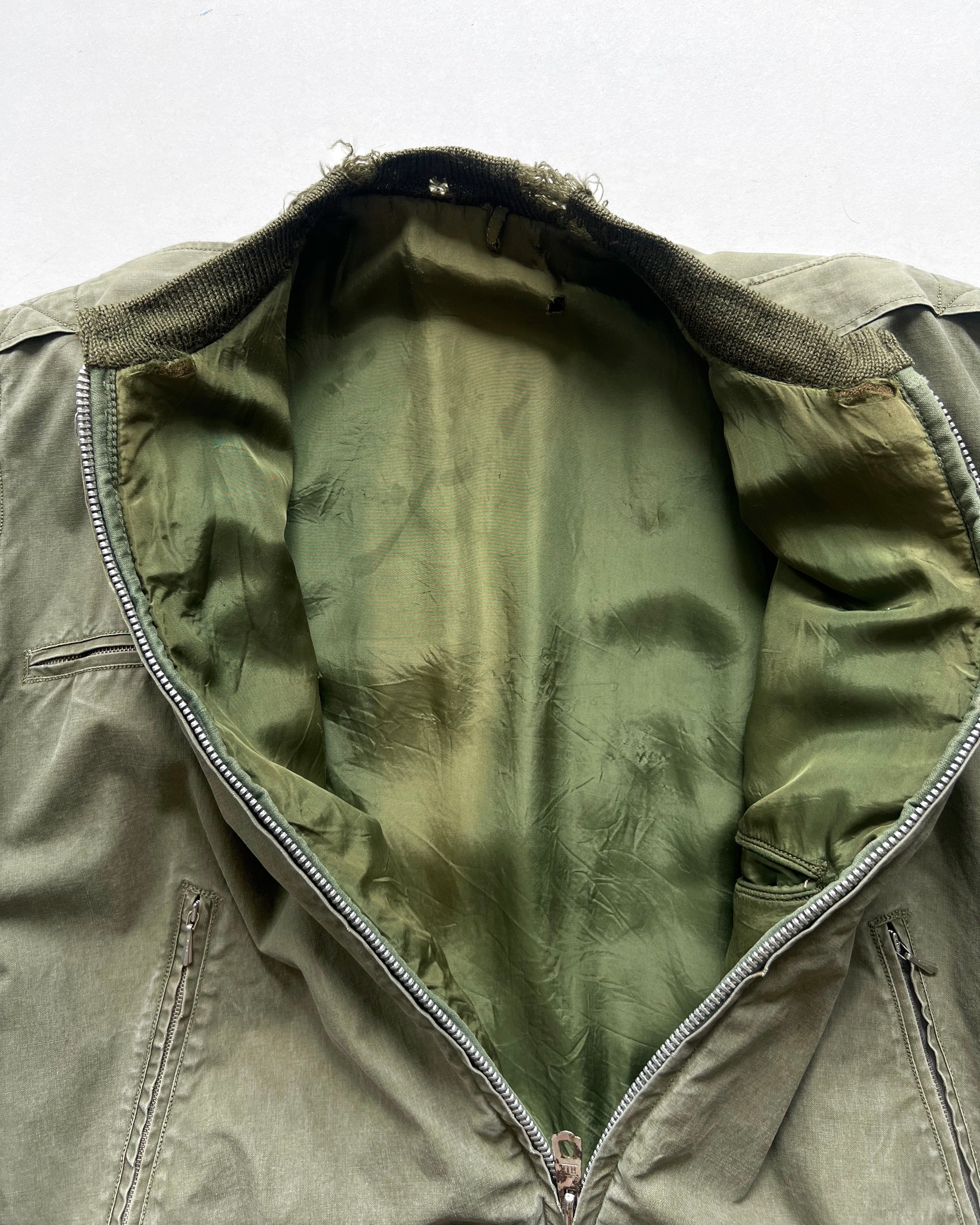 1950S GERMAN MULTI-POCKETS MILITARY JACKET (L)