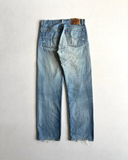 1990S FADED LEVI'S 501 DISTRESSED JEANS (31)