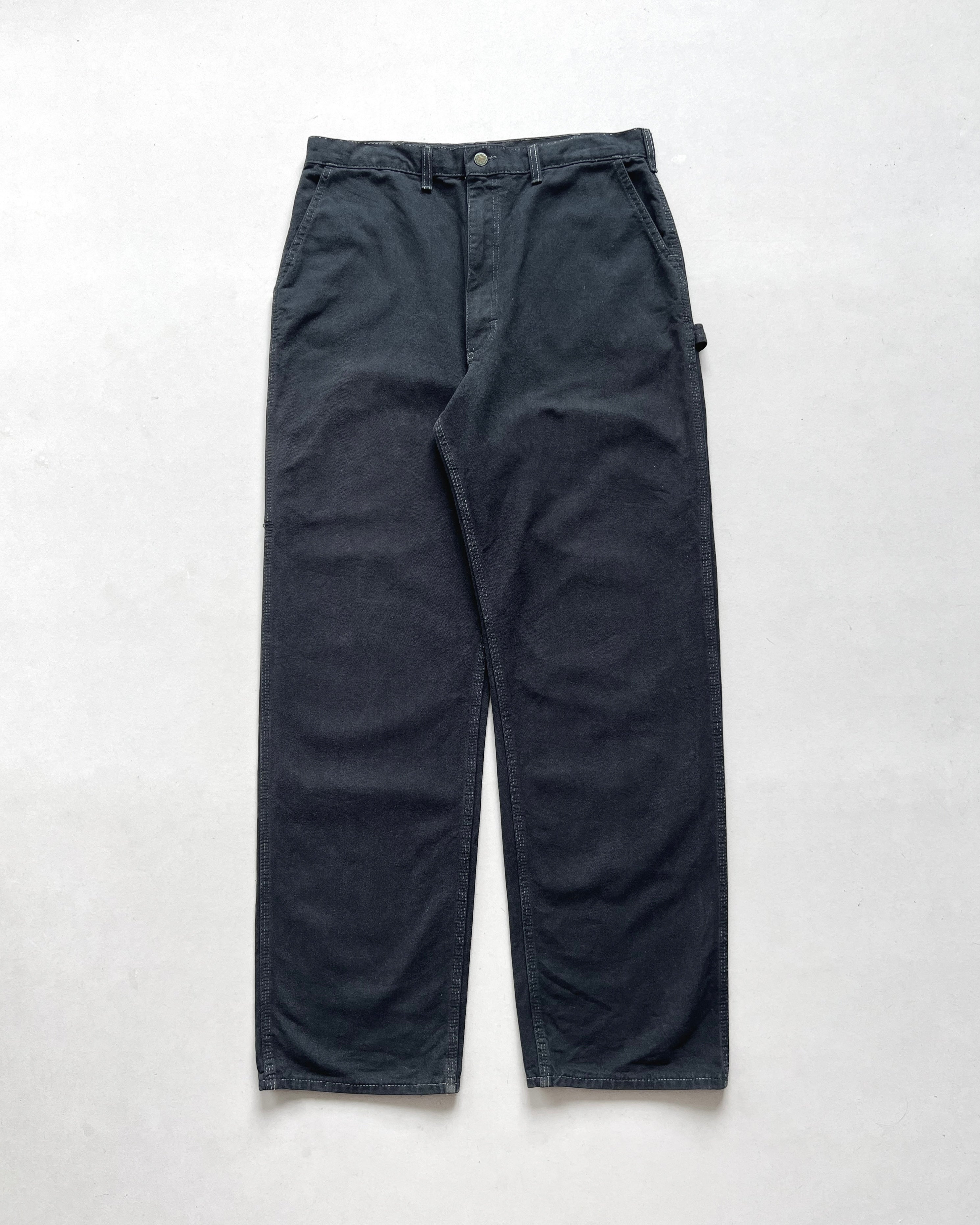 1970S BLACK OSHKOSH B'GOSH CARPENTER PANTS (34)