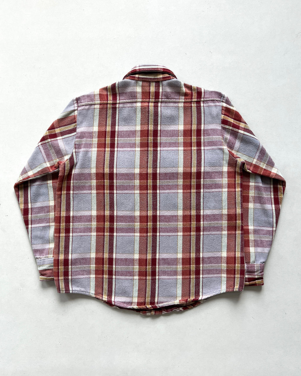1970S FROSTPROOF PLAID FLANNEL SHIRT (M)