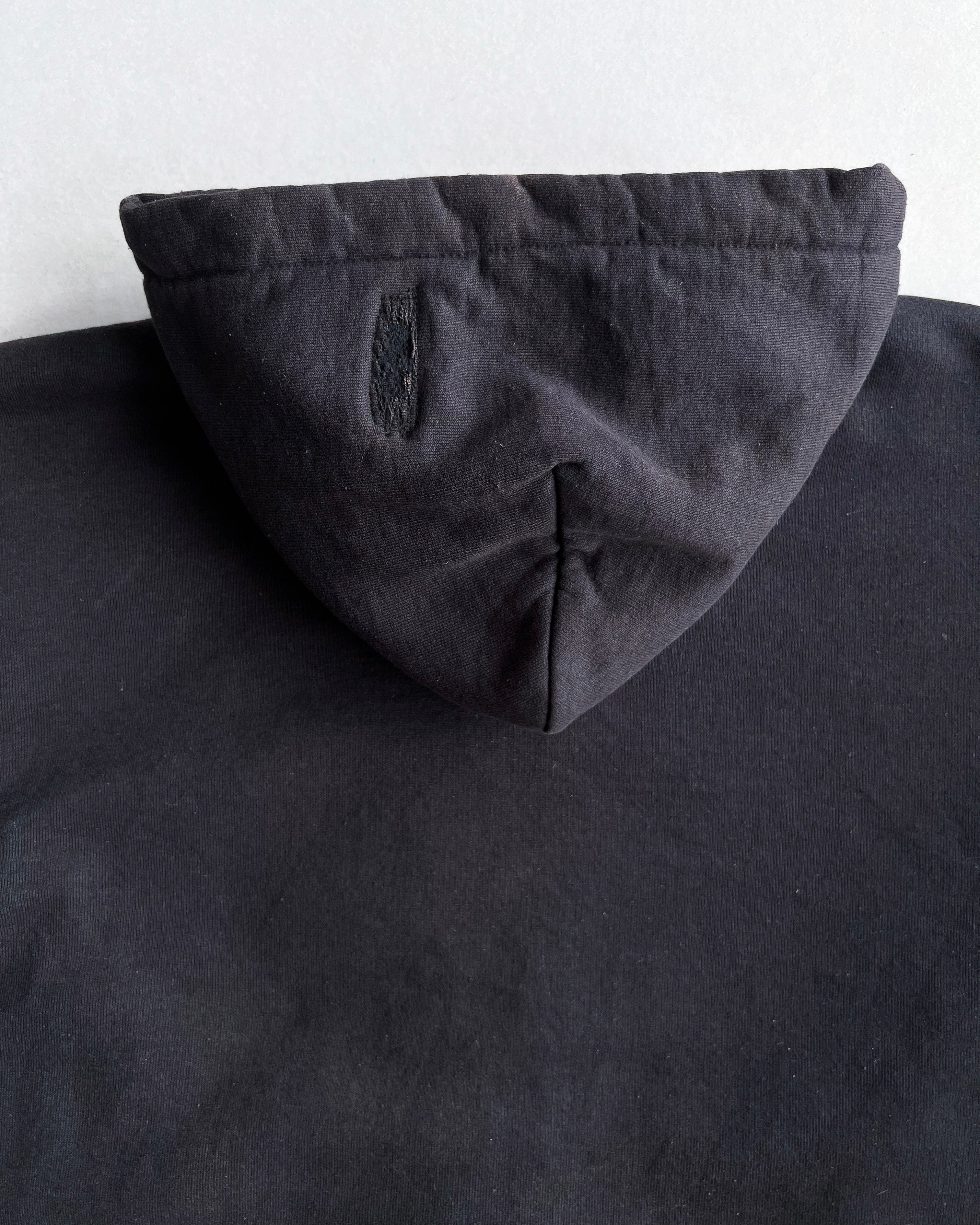 1990S FADED BLACK CARHARTT HEAVYWEIGHT ZIP-UP HOODIE (L/XL)