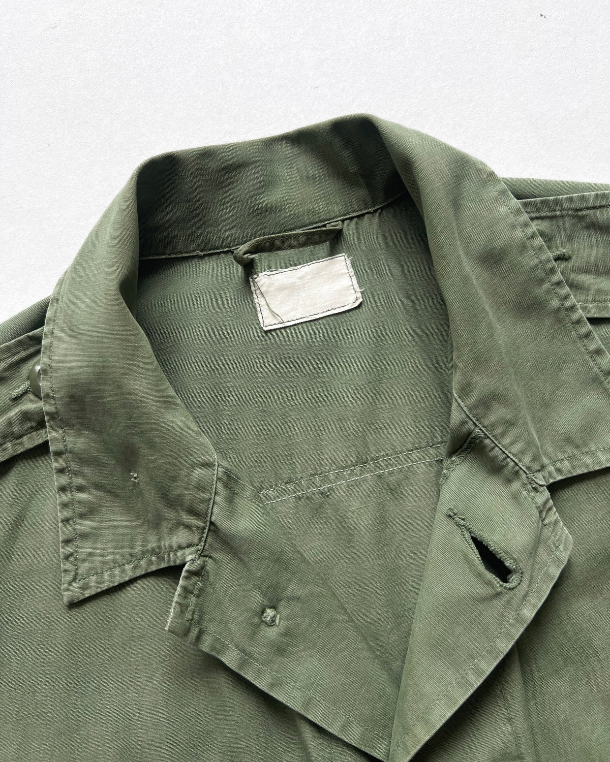 1960S US ARMY 2ND PATTERN SLANT POCKET POPLIN JUNGLE JACKET (M)