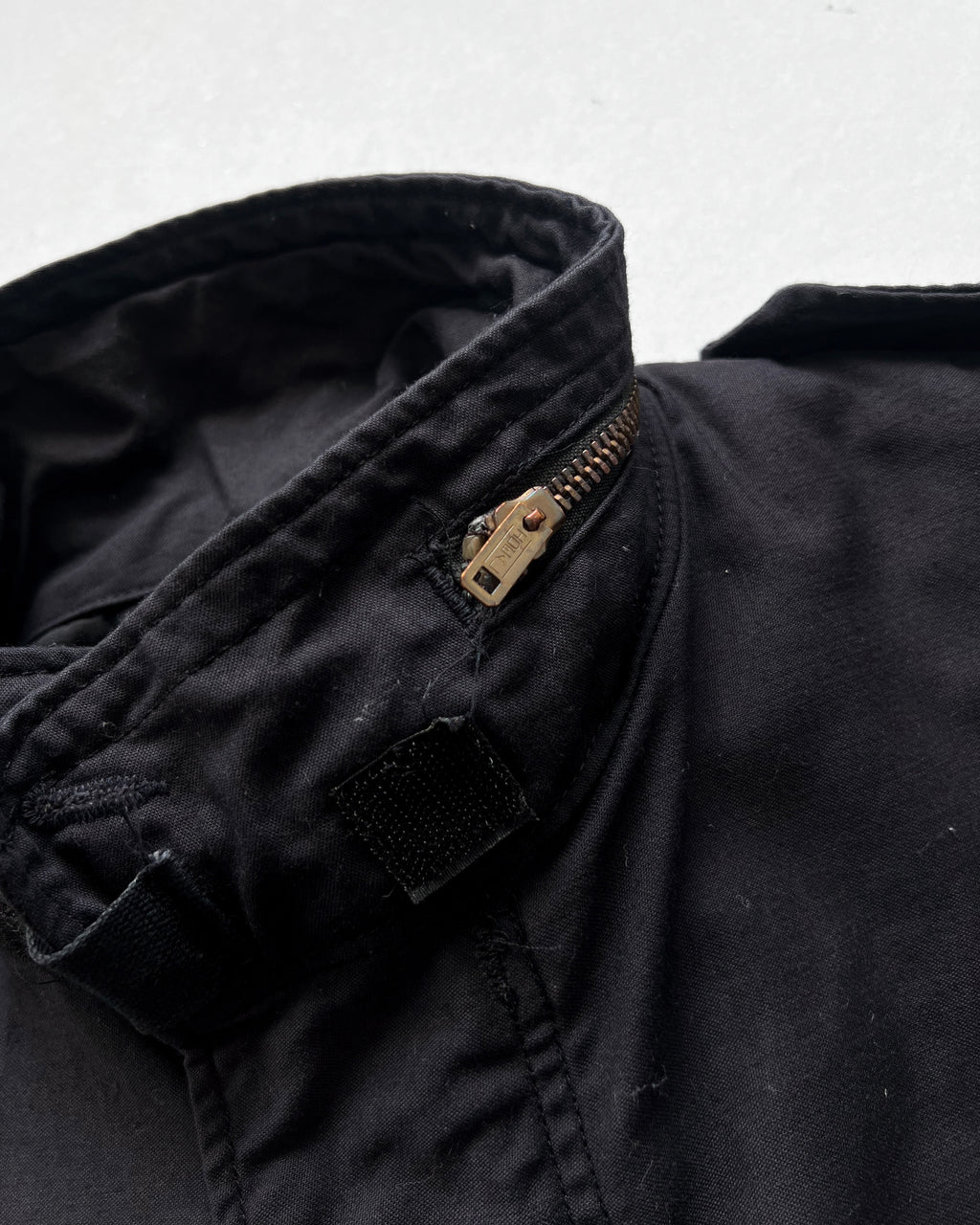 1980S BLACK ALPHA INDUSTRY US ARMY M65 FIELD JACKET (L)