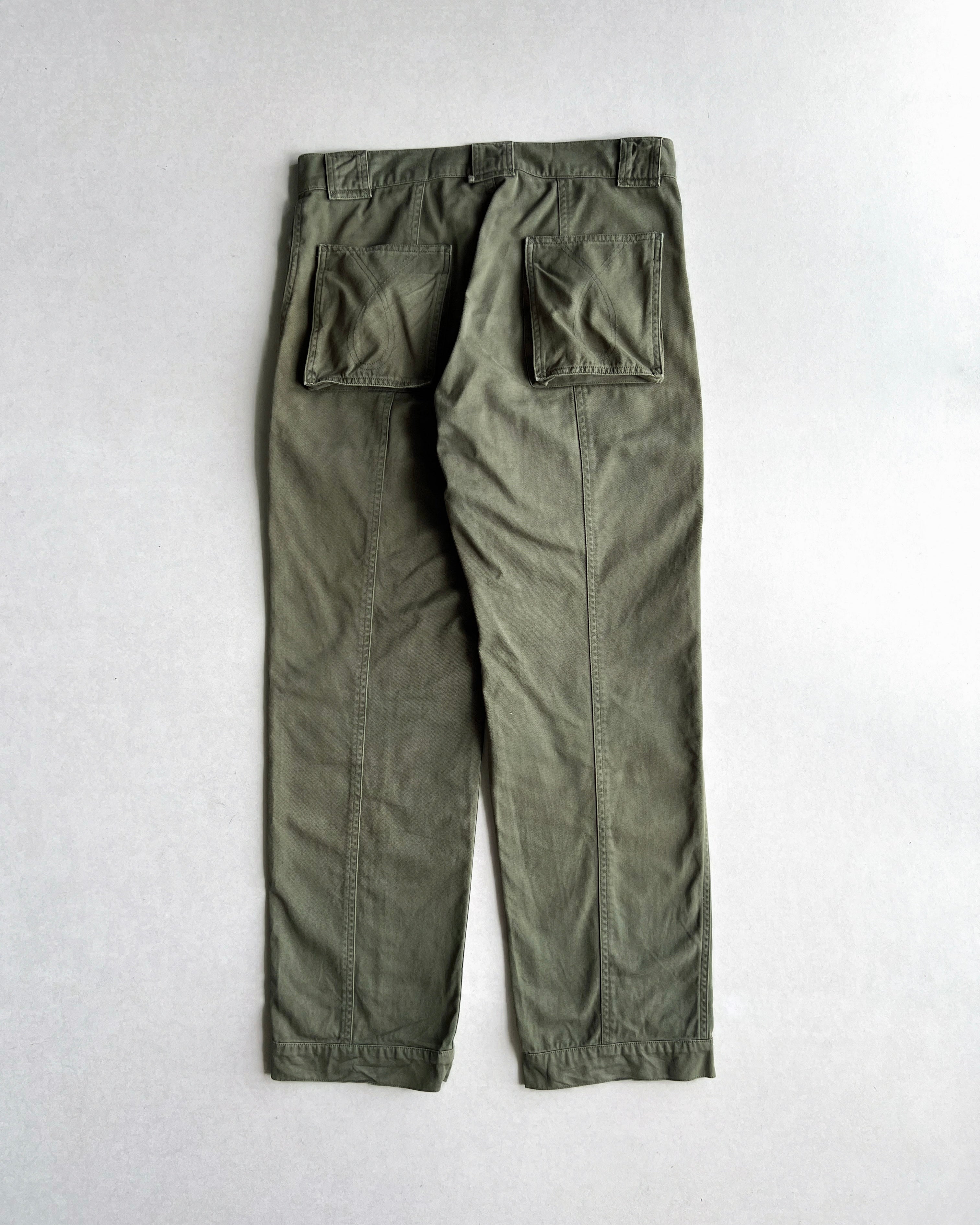 2000S FADED TSUMORI CHISATO 3D POCKET CARGO TROUSERS (34X30)