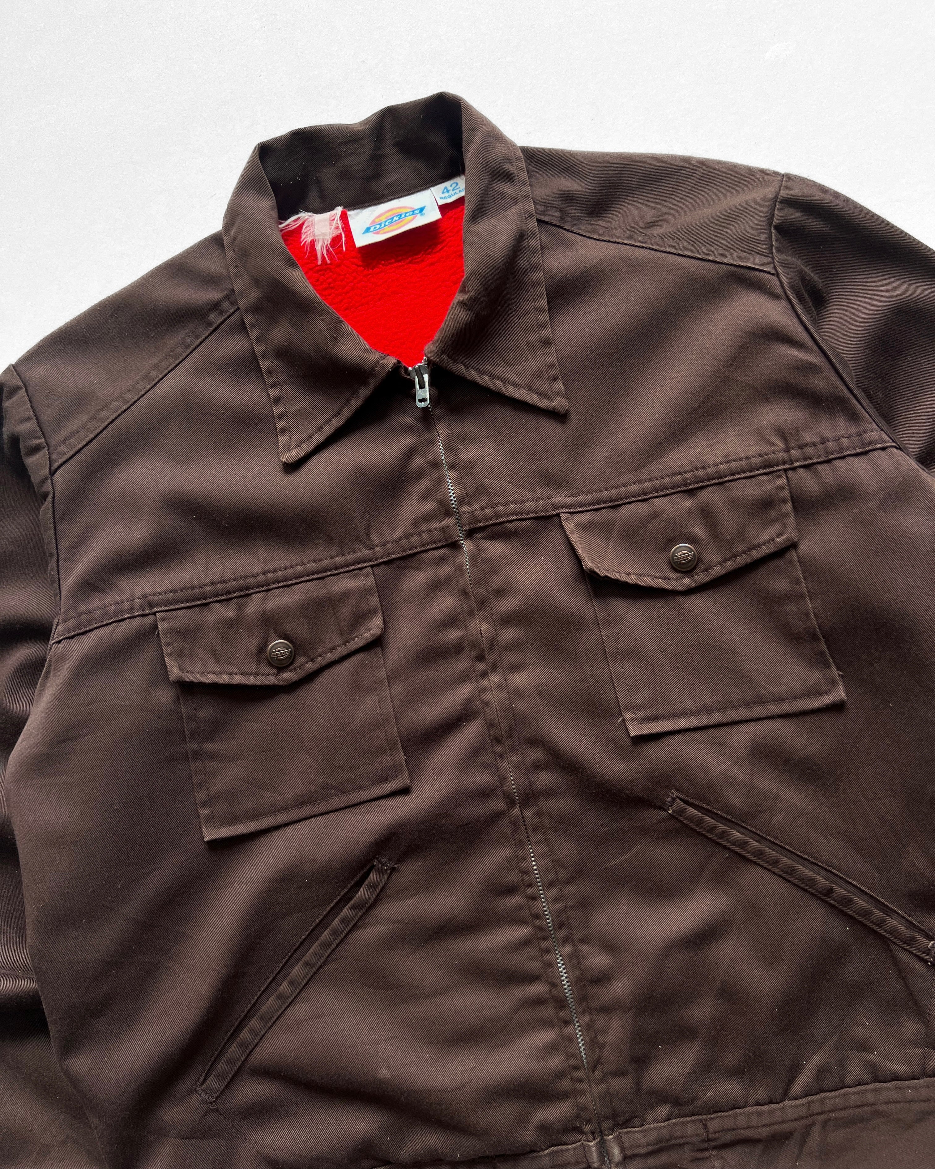 1980S DICKIES 'NYLON' EMBROIDERED WORK JACKET (L)