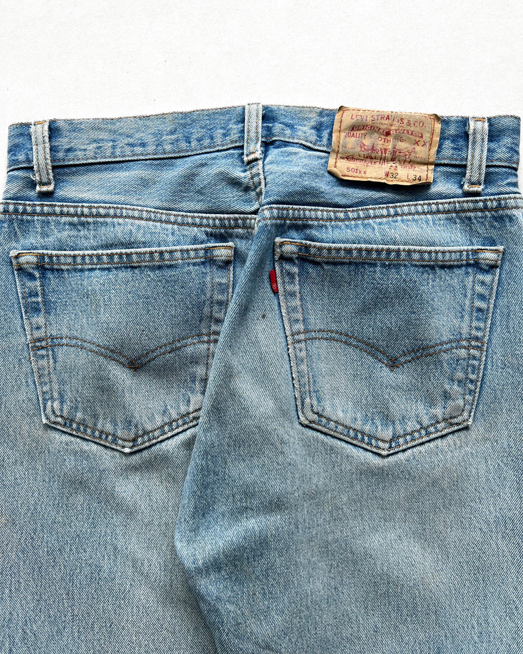 1990S FADED LEVI'S 501 DISTRESS JEANS (31)