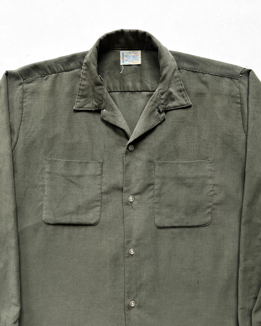 1960S TOWNCRAFT PENNEYS CORDUROY SHIRT (L)