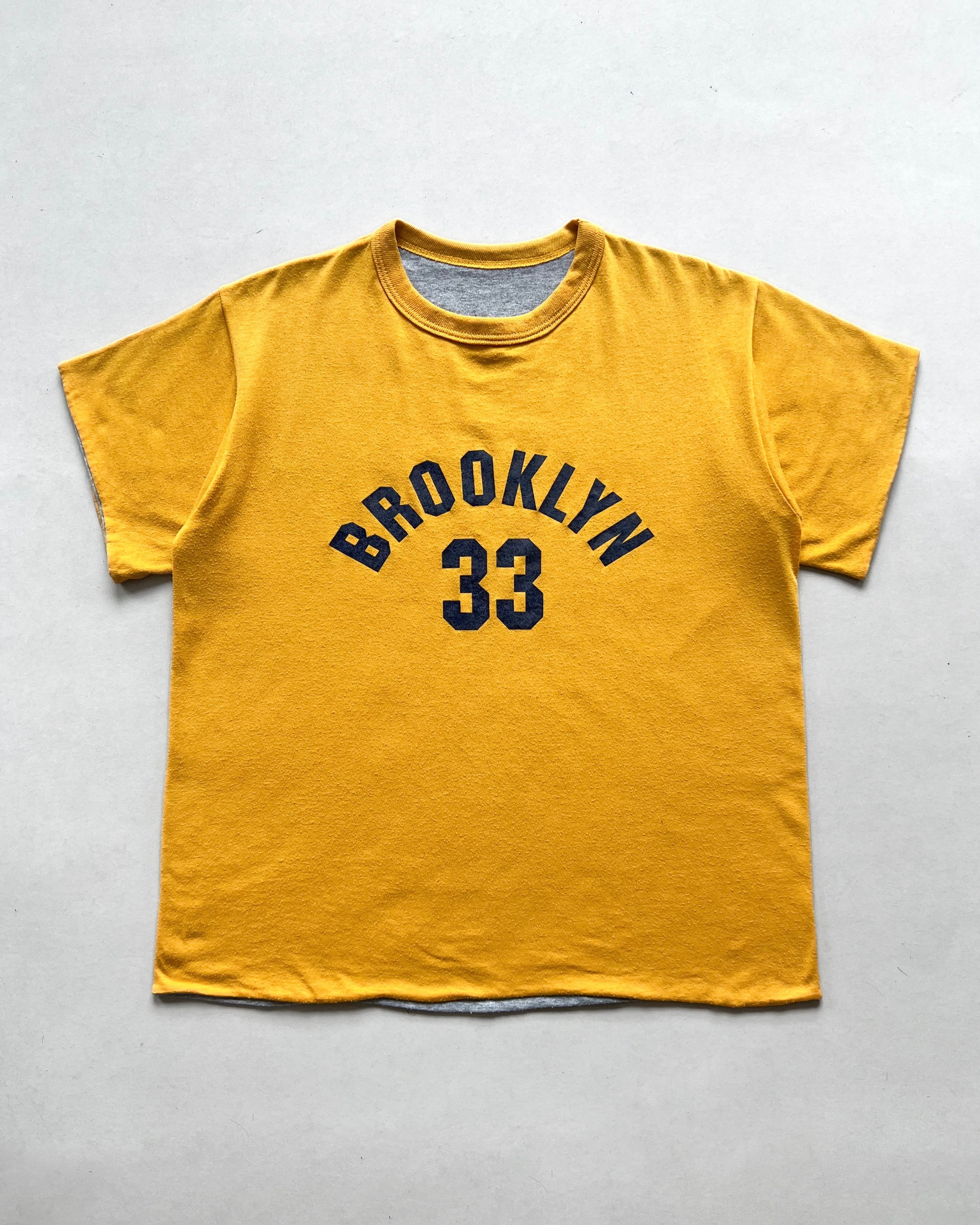 1980S 'BROOKLYN 33' REVERSIBLE TEE (L)