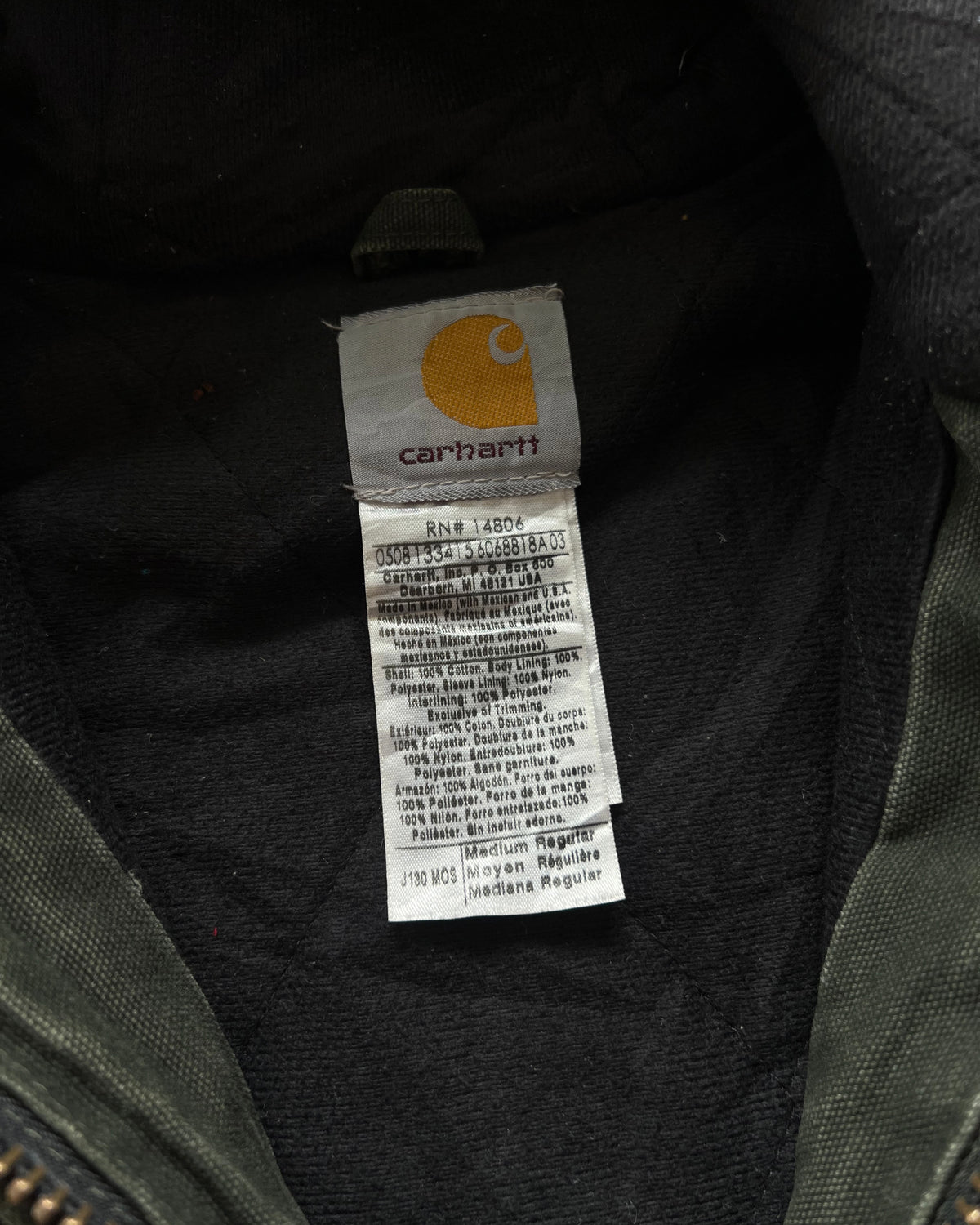2000S CARHARTT MOS HOODED ACTIVE JACKET (M)