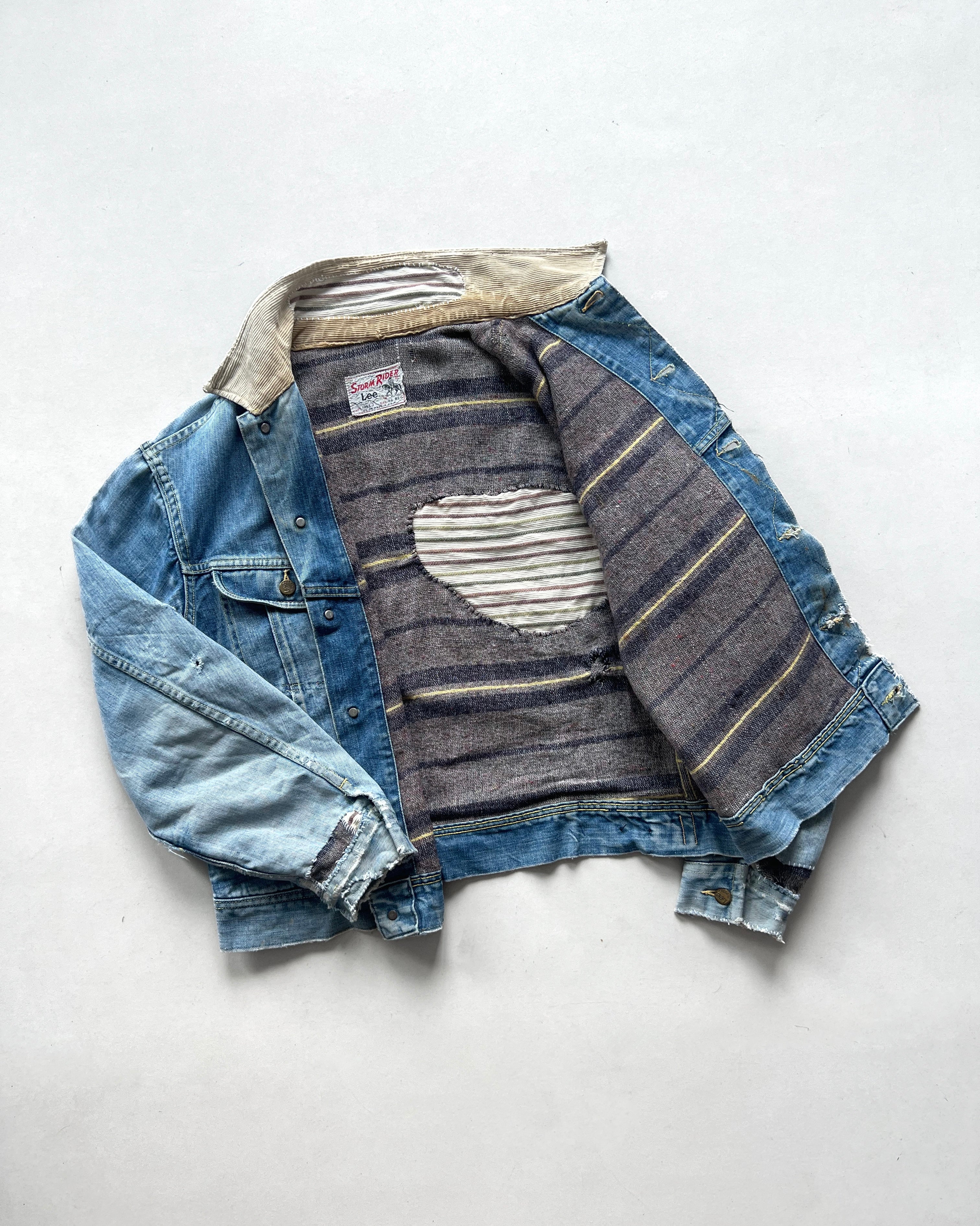 1960S LEE 101-LJ STORM RIDER DENIM JACKET (XL)