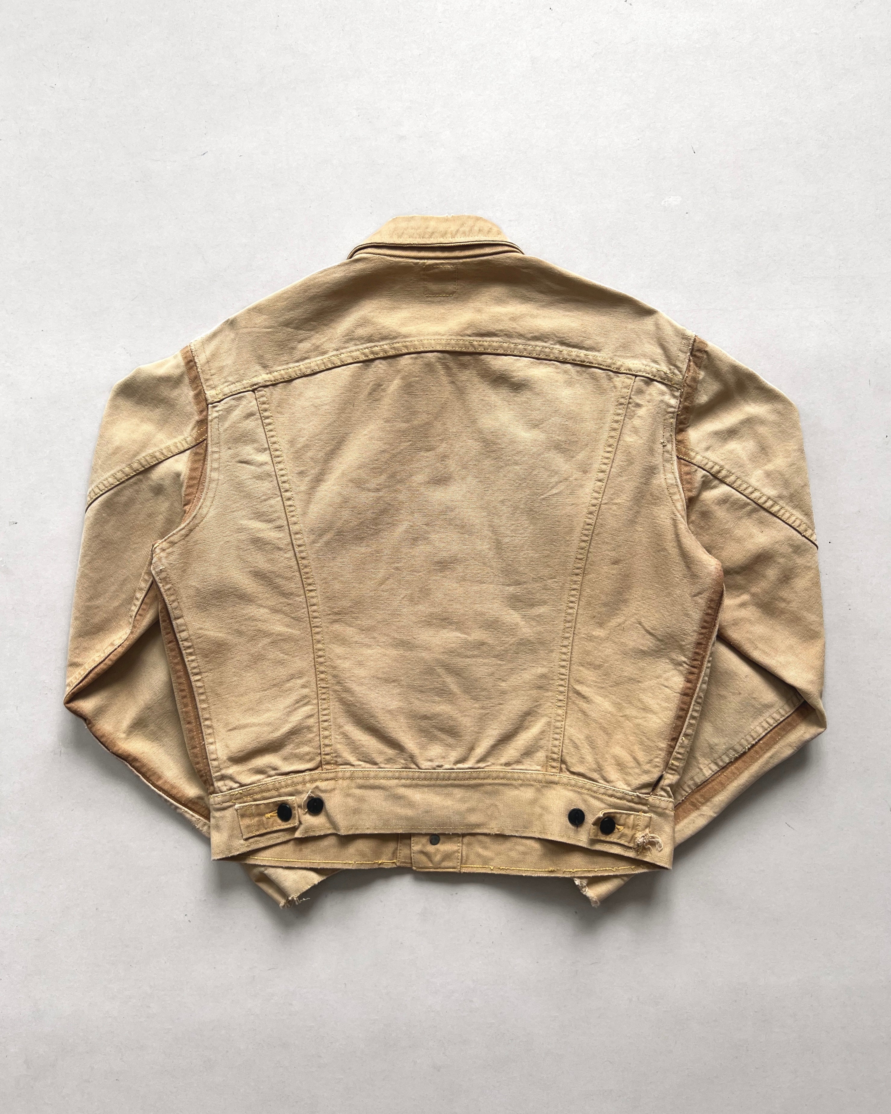 1970S LEE 220-0320 BROWN DUCK CANVAS JACKET (M)