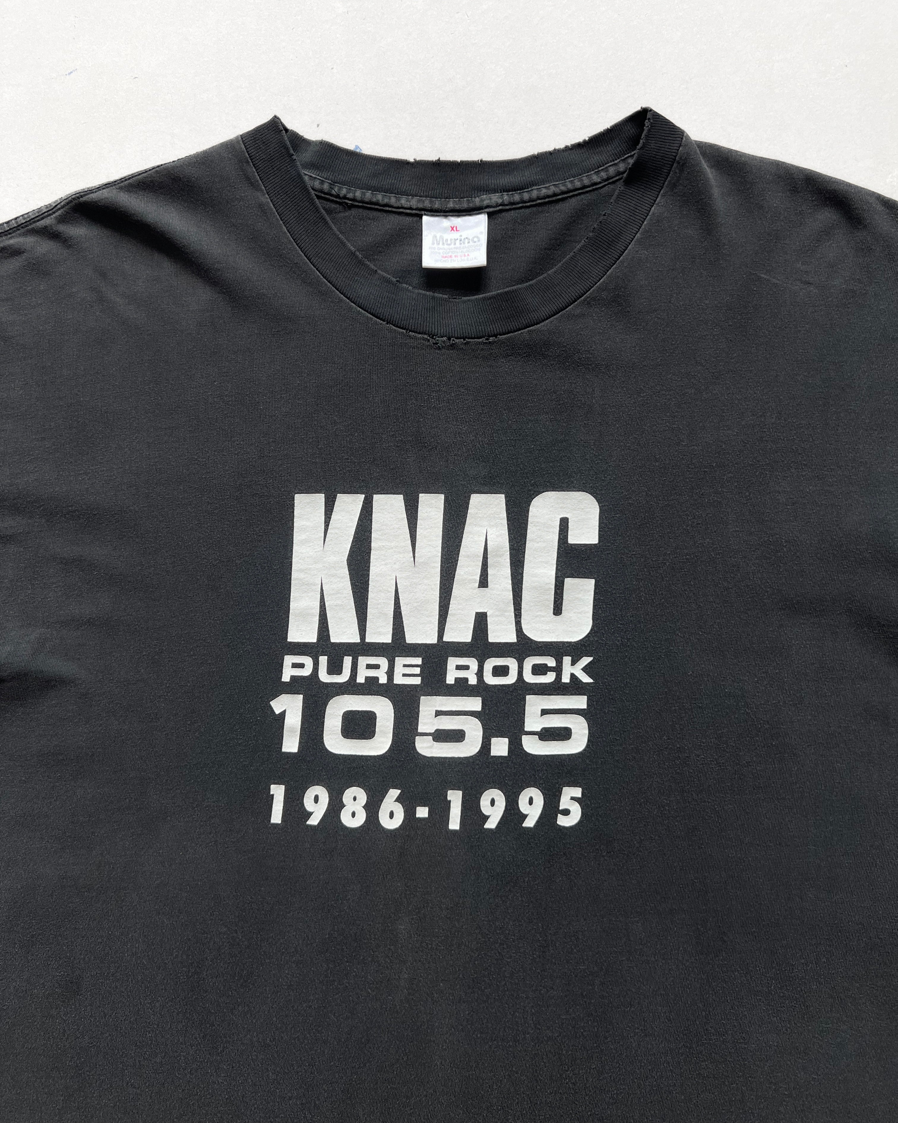 1990S 'KNAC PURE ROCK 105.5' RADIO TEE (XL)