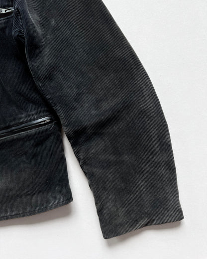 1950S SCHUTTERSVELD CORDUROY DOUBLE BREASTED WORK JACKET (L)