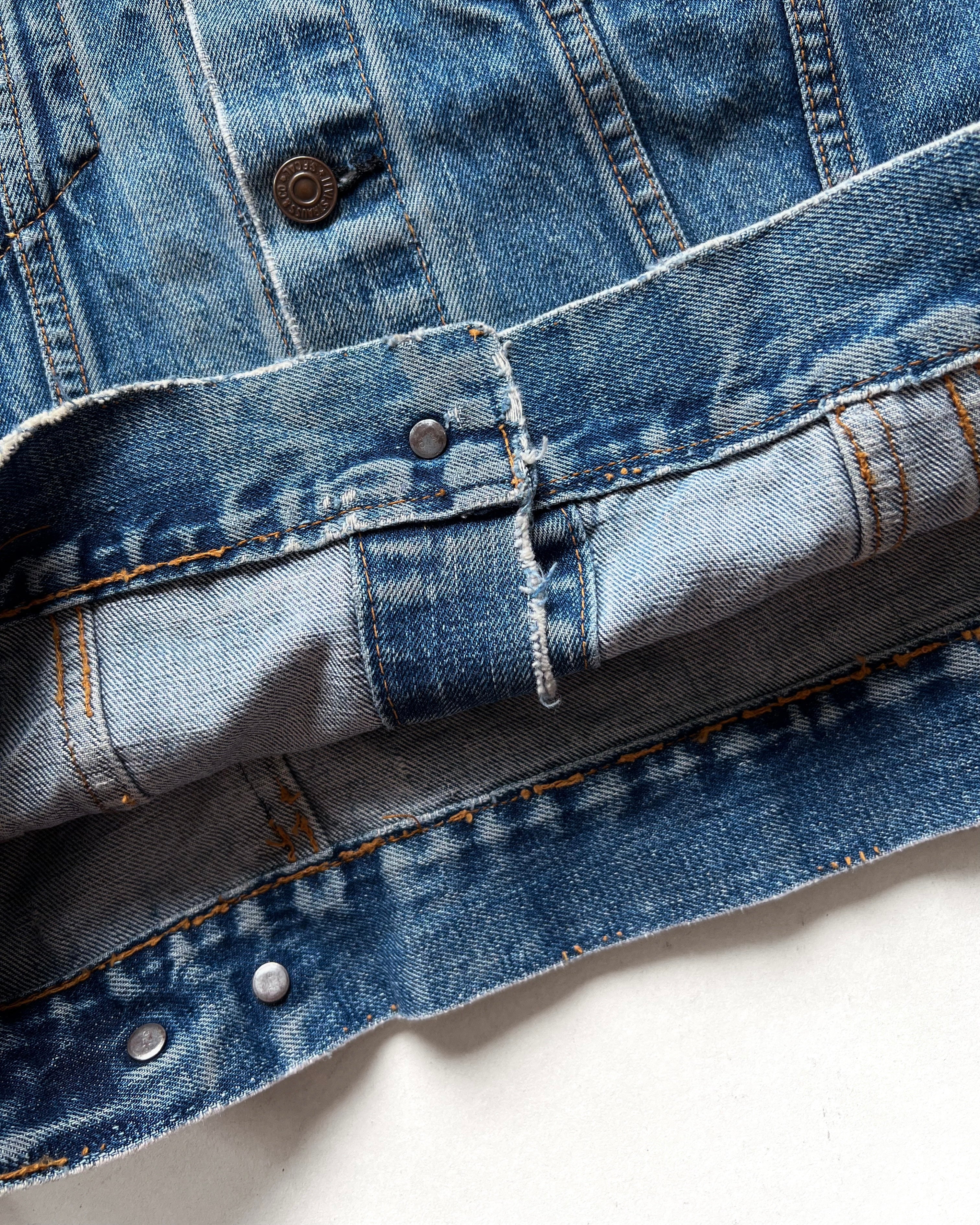 1970S LEVI'S BIG E 70505 TYPE III DENIM JACKET (M)