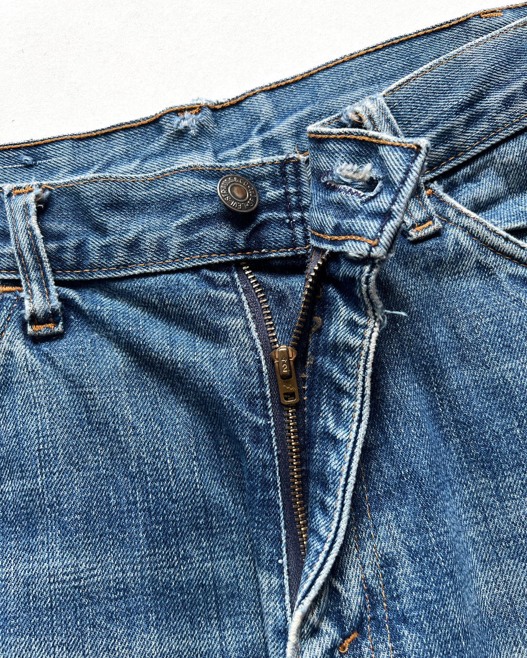 1970S FADED LEVI'S 684 BOOTCUT JEANS (34)