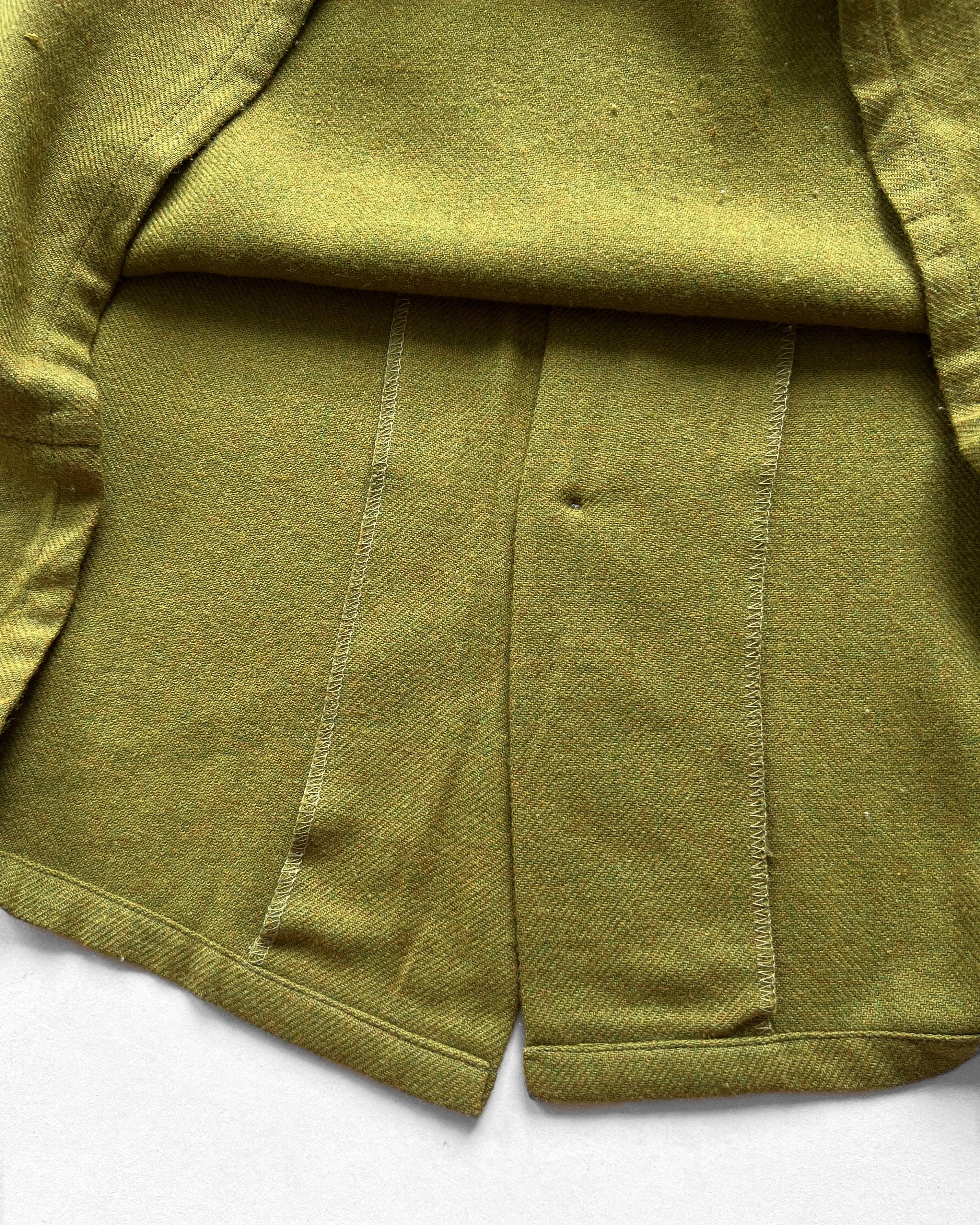 1960S SEARS MILLIKEN WOOL LOOP COLLAR SHIRT (XL)