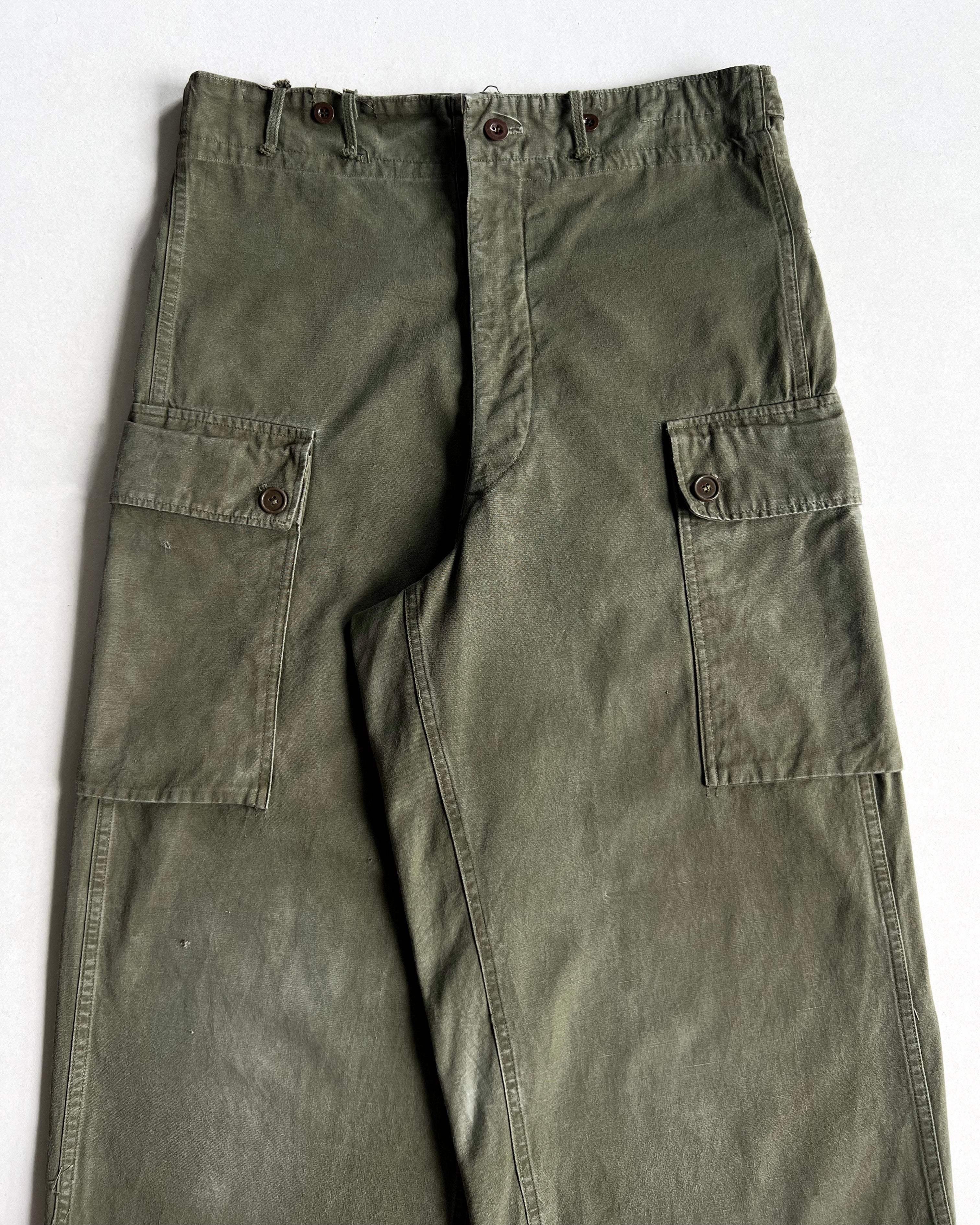 1950S DUTCH ARMY CARGO TROUSERS (30-34)