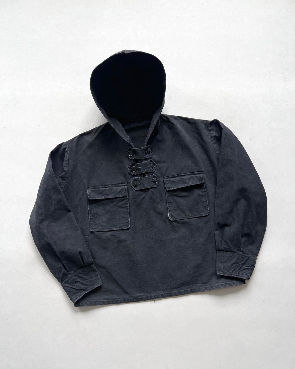 1960S BLACK GERMANY SAILOR SMOCK (XL)