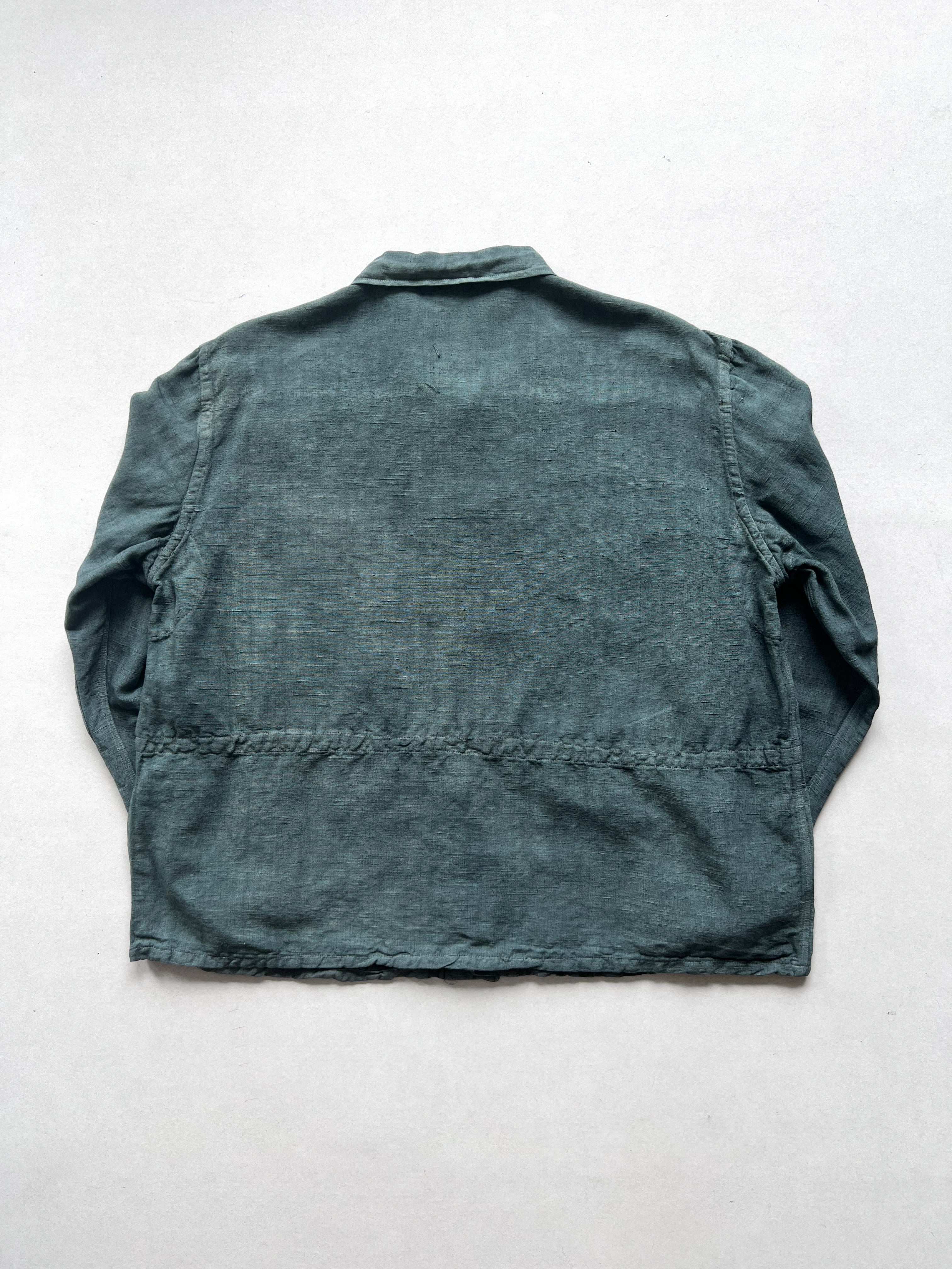 1940S/1950S EUROPE LINEN WORK JACKET (XL)