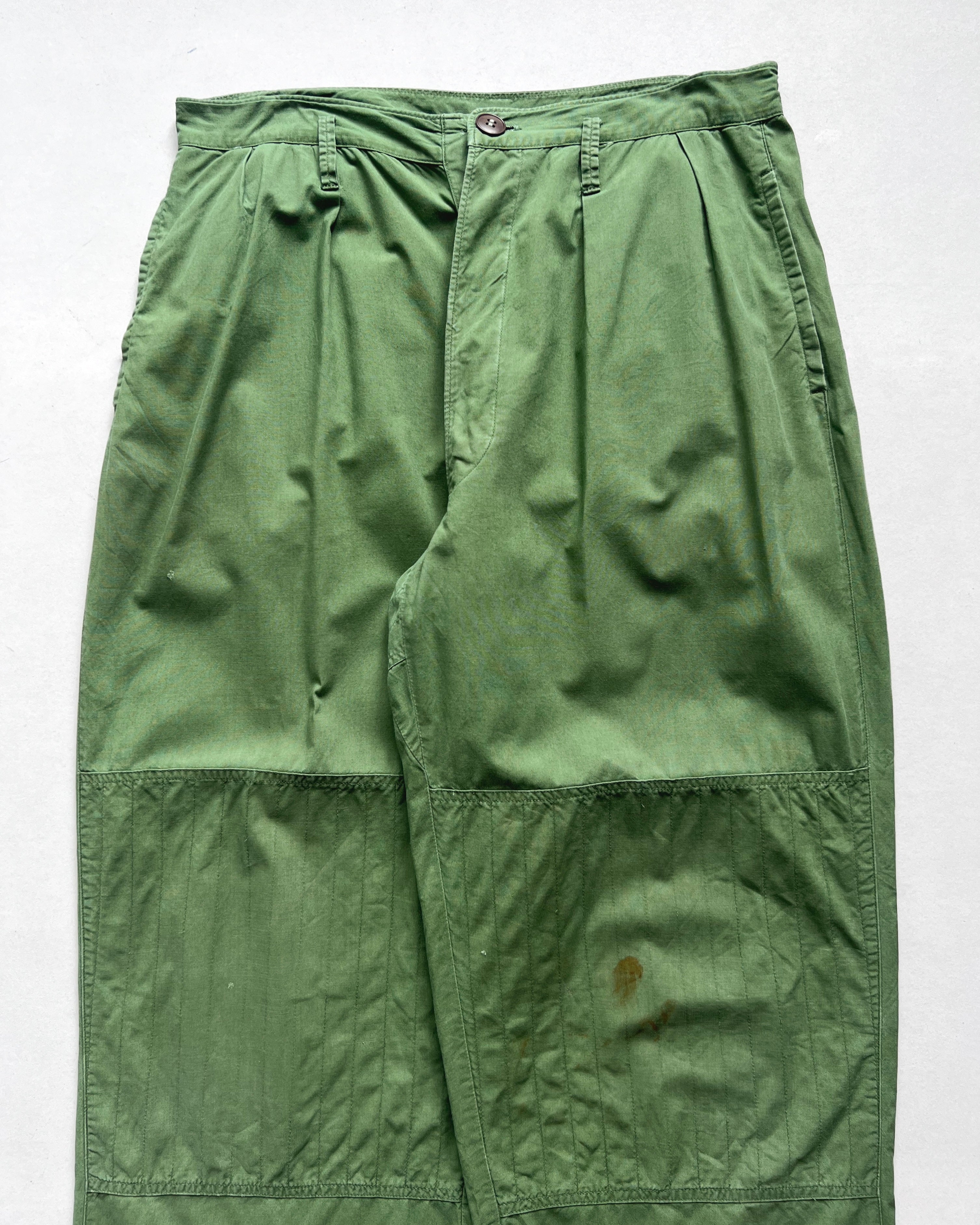 1980S JAPANESE ARMY DOUBLEKNEE TROUSERS (34)