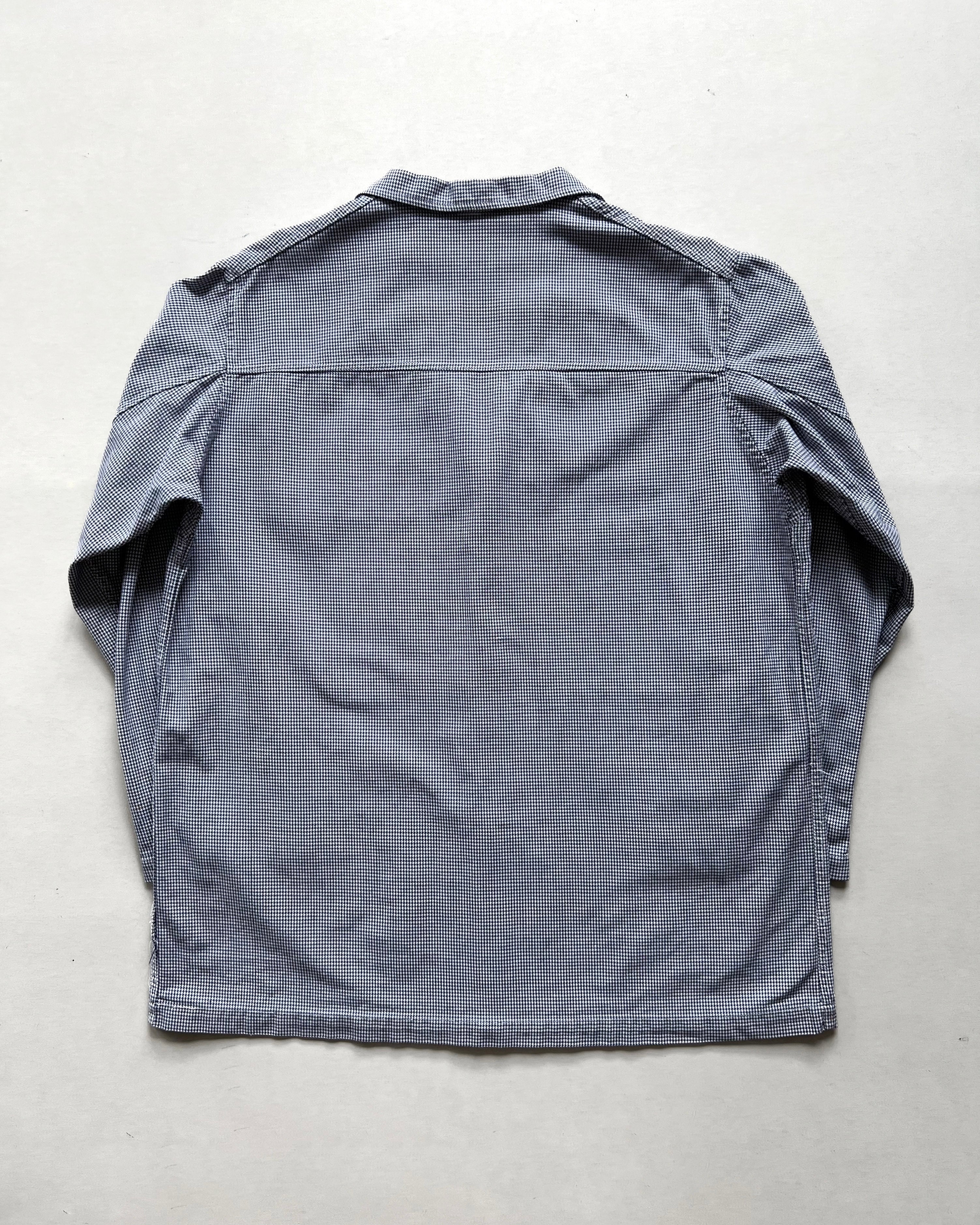 1960S FELVAY FRENCH HOUNDSTOOTH WORK JACKET (L)