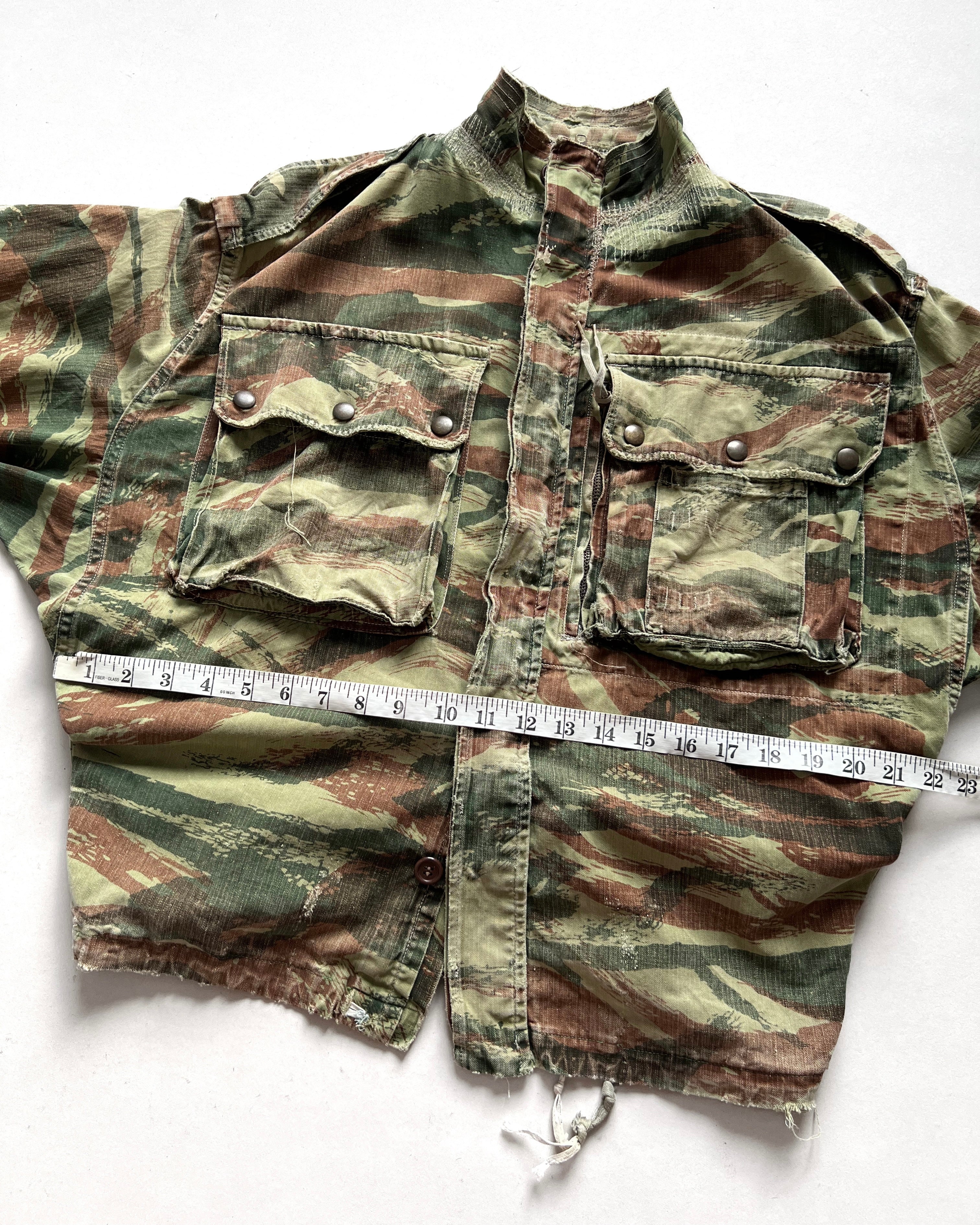 1950S FRENCH LIZARD CAMO PARATROOPER JACKET (L)