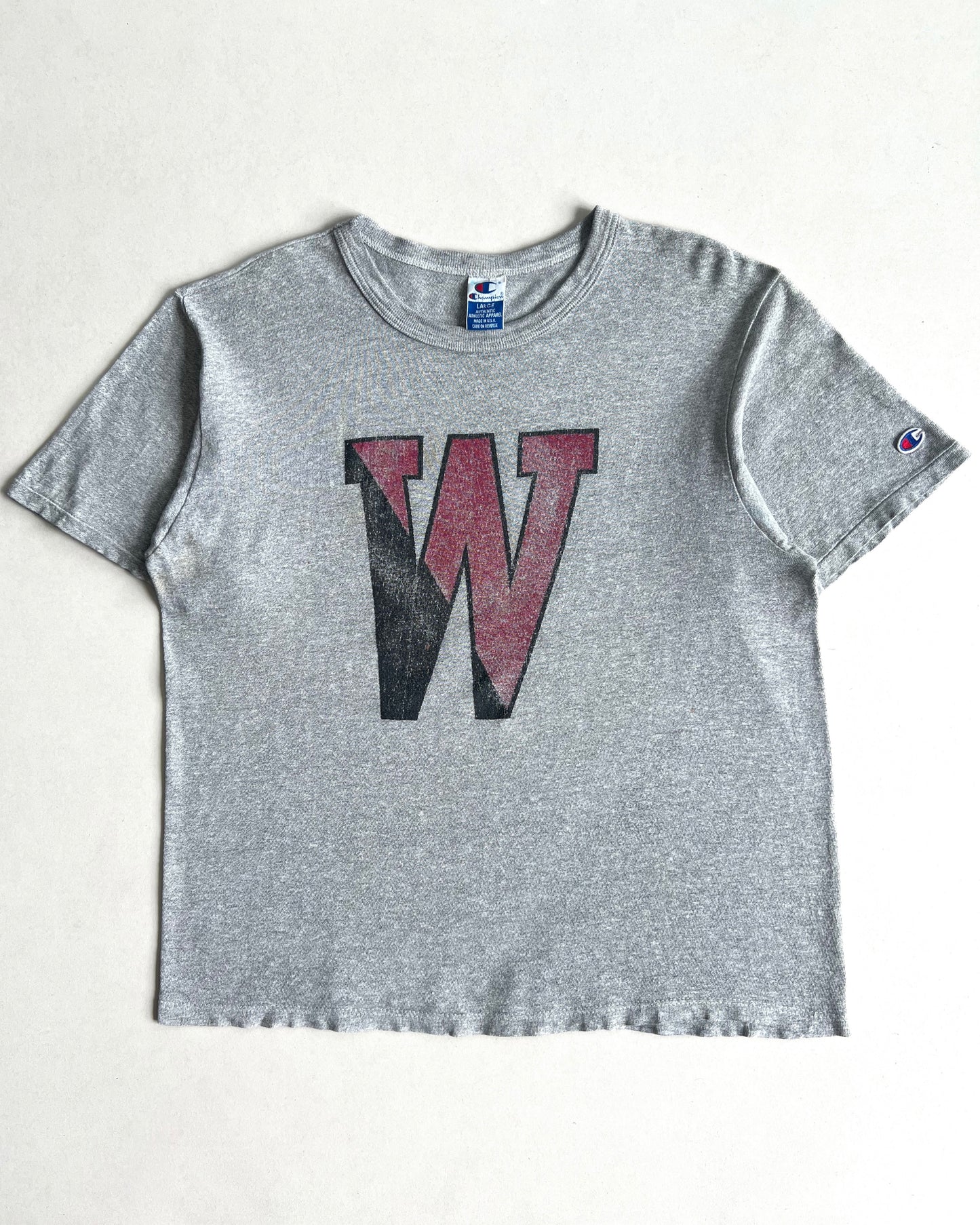 1990S CHAMPION 'UNIVERSITY WESLEYAN' TEE (L)