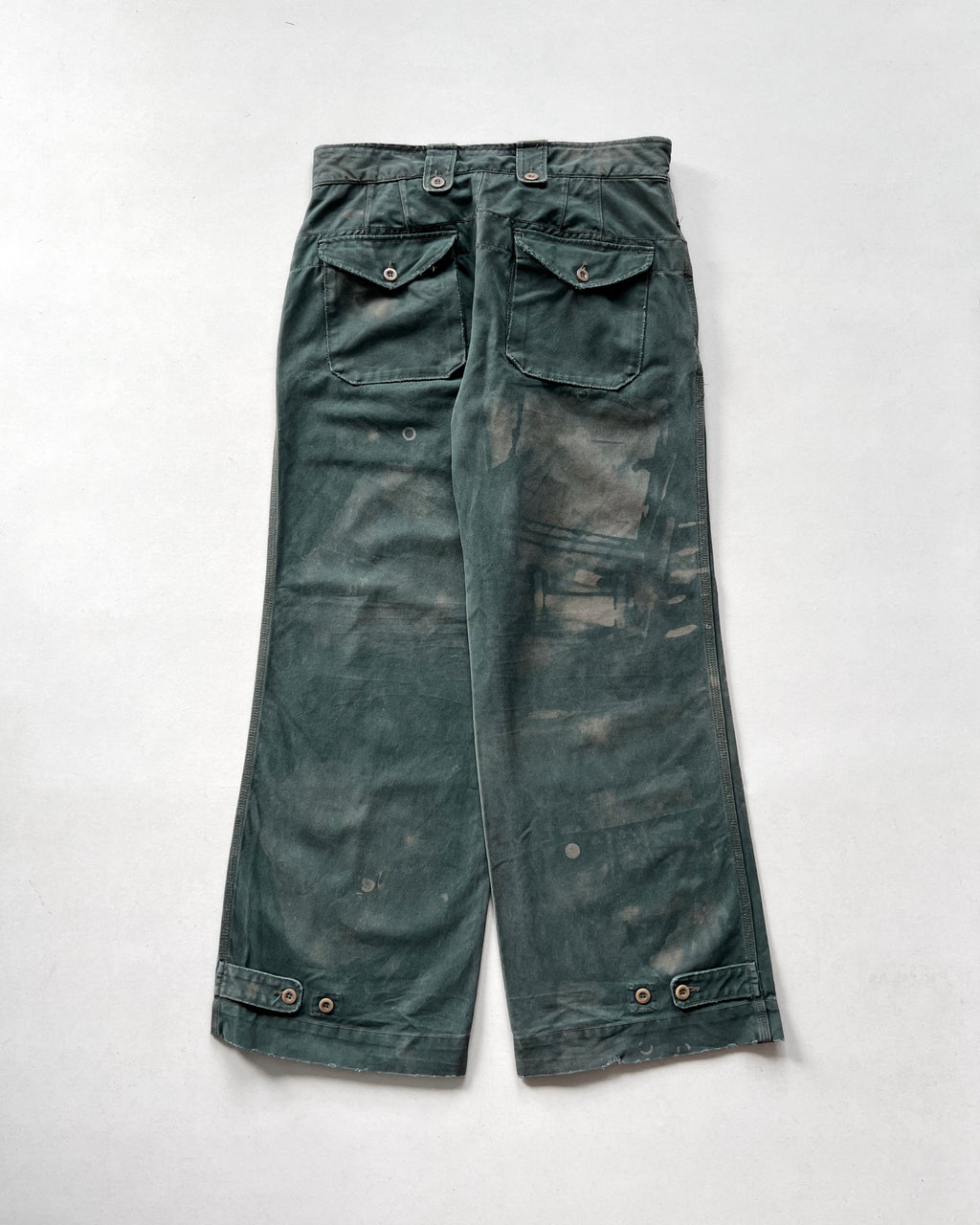 1990S EMERALD GREEN RALPH LAUREN BATTLEDRESS TROUSERS (30-35)