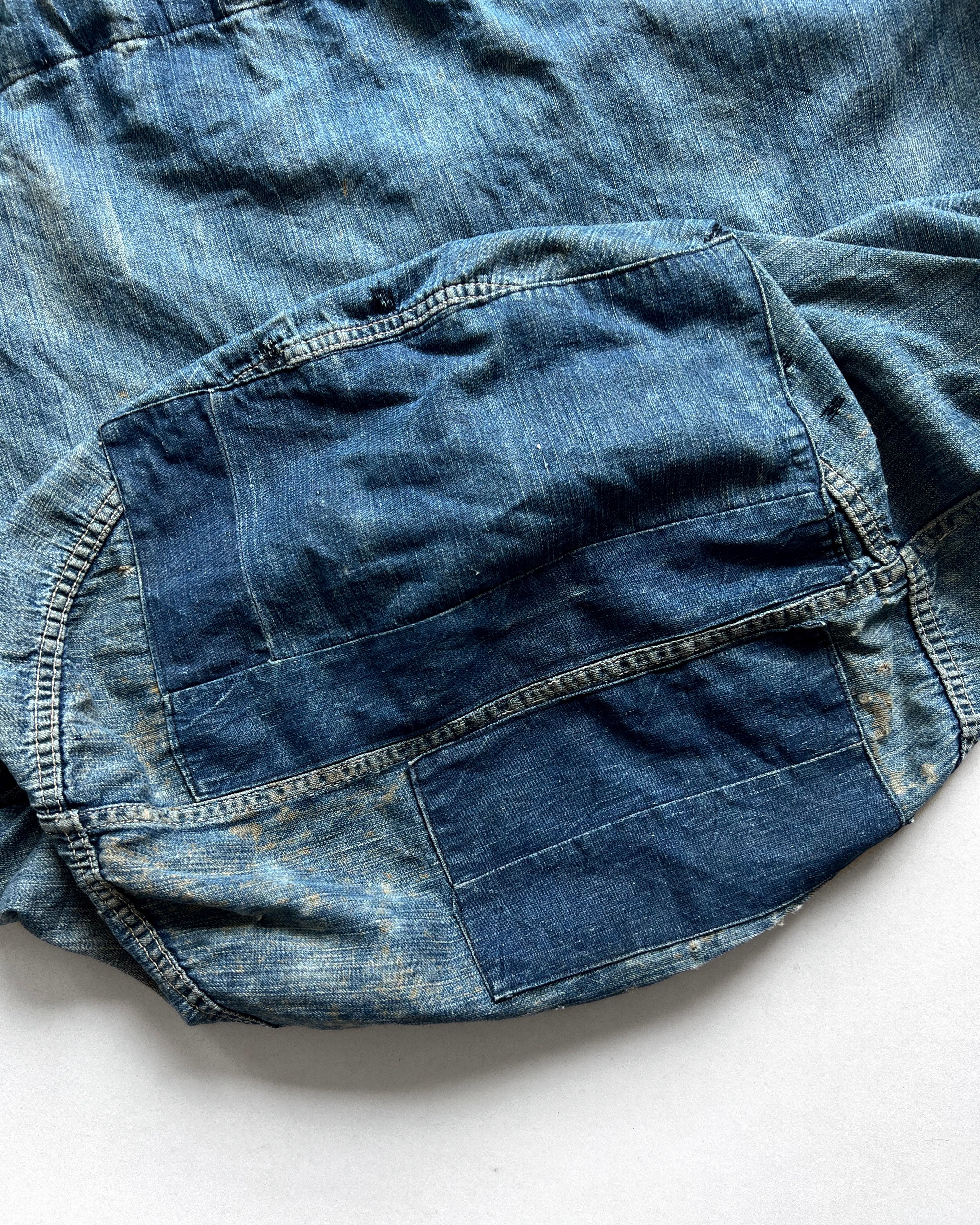 1940S WWII FADED USN ARMY LAUNDRY BAG (OS)