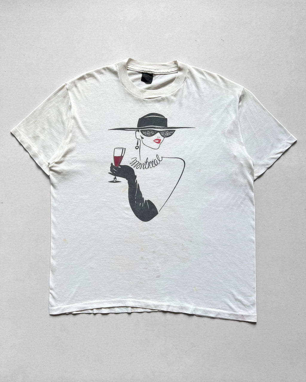 1980S 'MONTREAL' SINGLE STITCH GRAPHIC TEE (L)