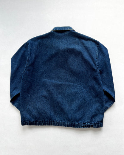 1990S RALPH LAUREN DENIM HARRINGTON JACKET (L)