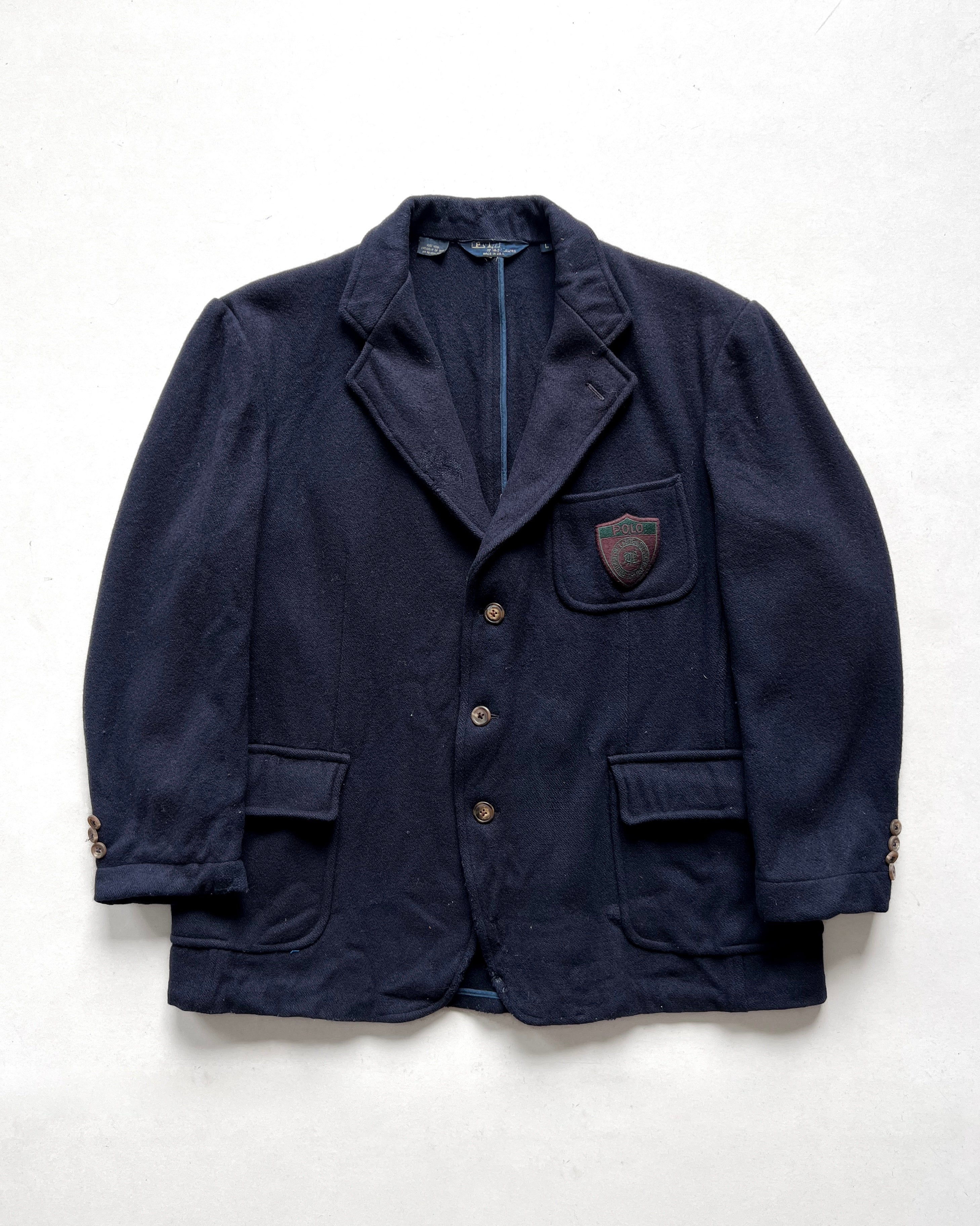 1990S RALPH LAUREN WOOL BLAZER (L)