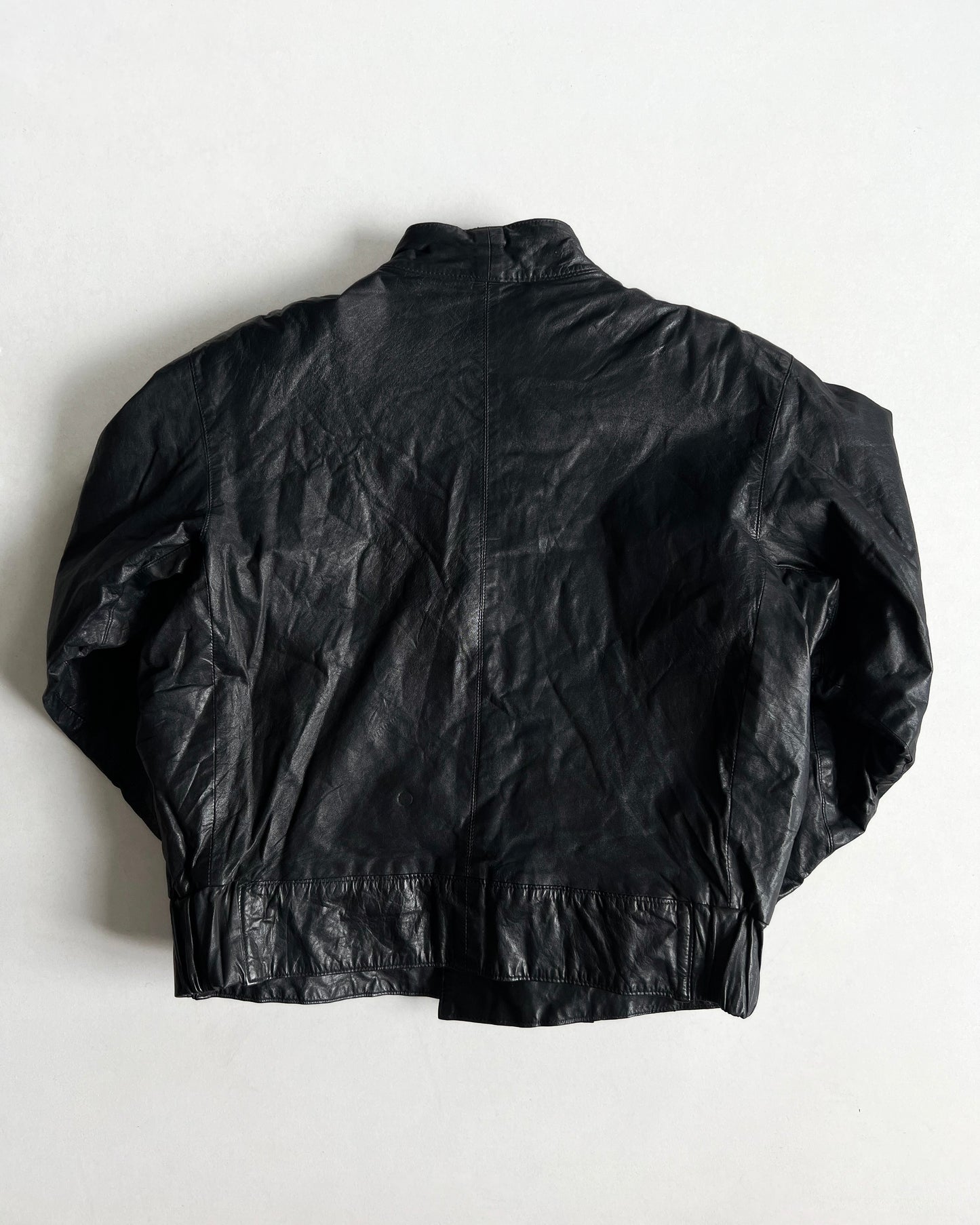 1980S Z-ICI SWEDISH MOTORCYCLE LEATHER JACKET (M)