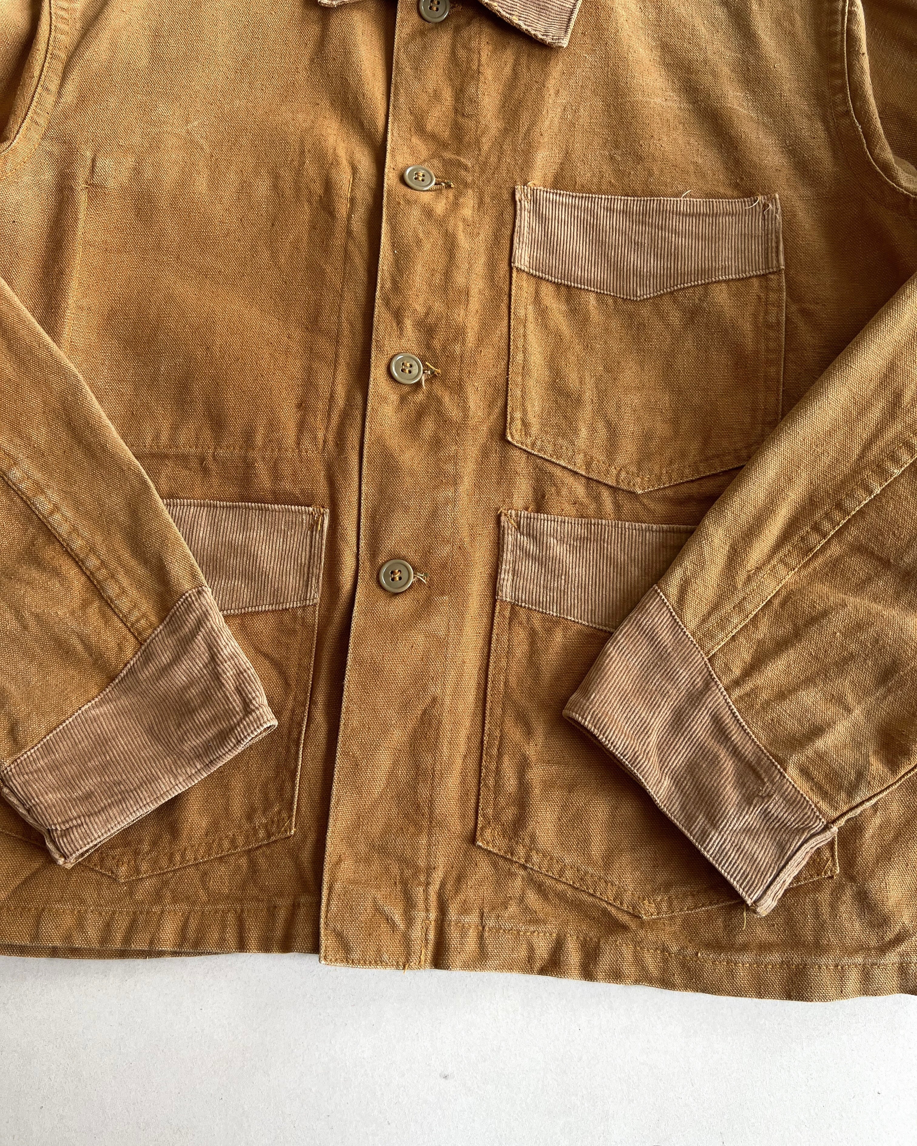 1950S KALLISON'S CANVAS CHORE JACKET (L)