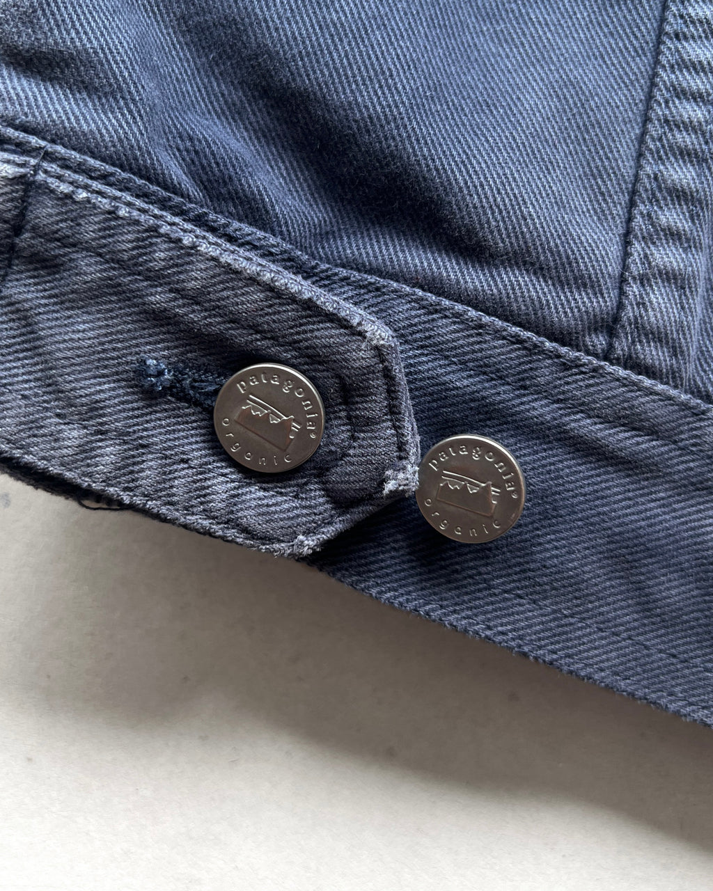 1990S FADED PATAGONIA ORGANIC COTTON JACKET (L)