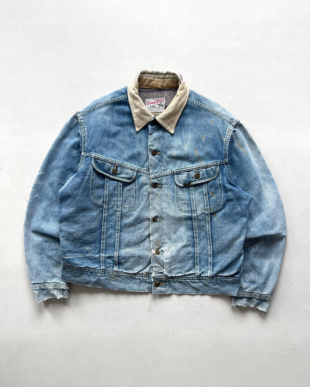 1960S LEE 101-LJ STORM RIDER DENIM JACKET (XL)
