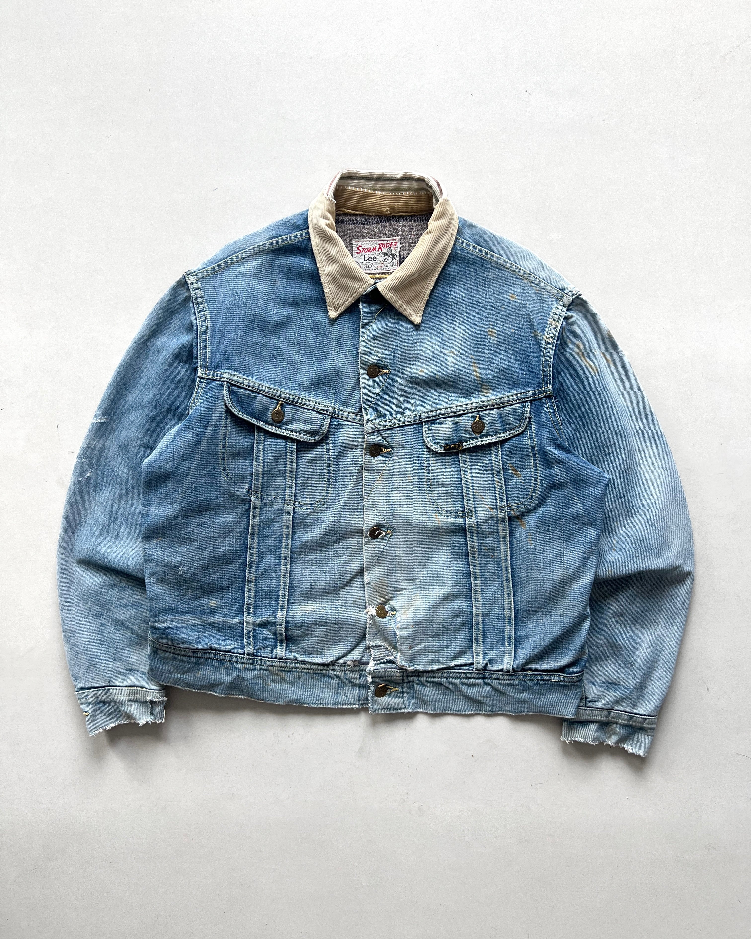 1960S LEE 101-LJ STORM RIDER DENIM JACKET (XL)