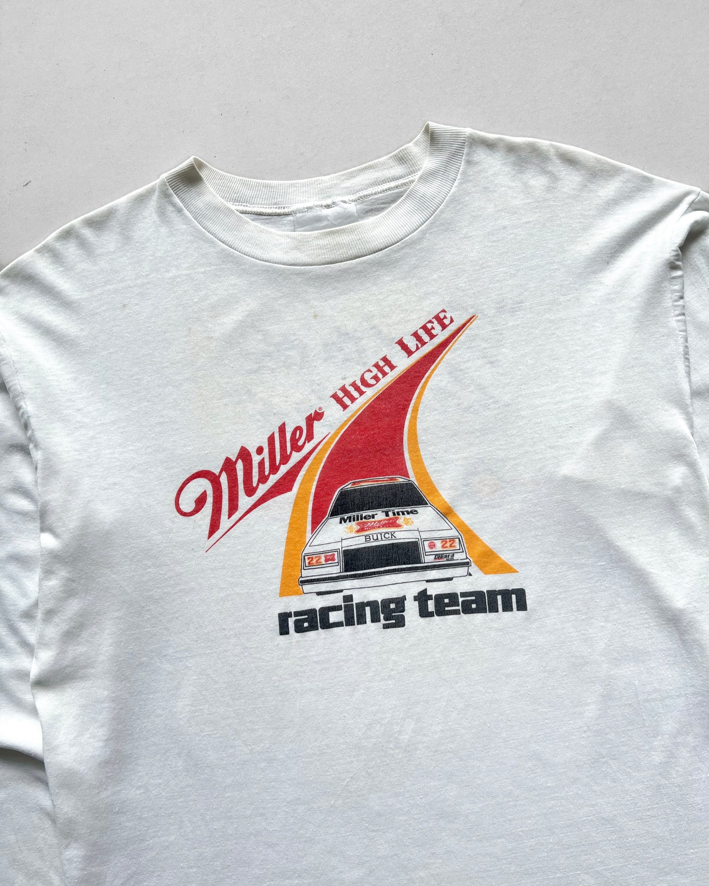1980S 'MILLER HIGH LIFE RACING TEAM' LONGSLEEVES TEE (L)
