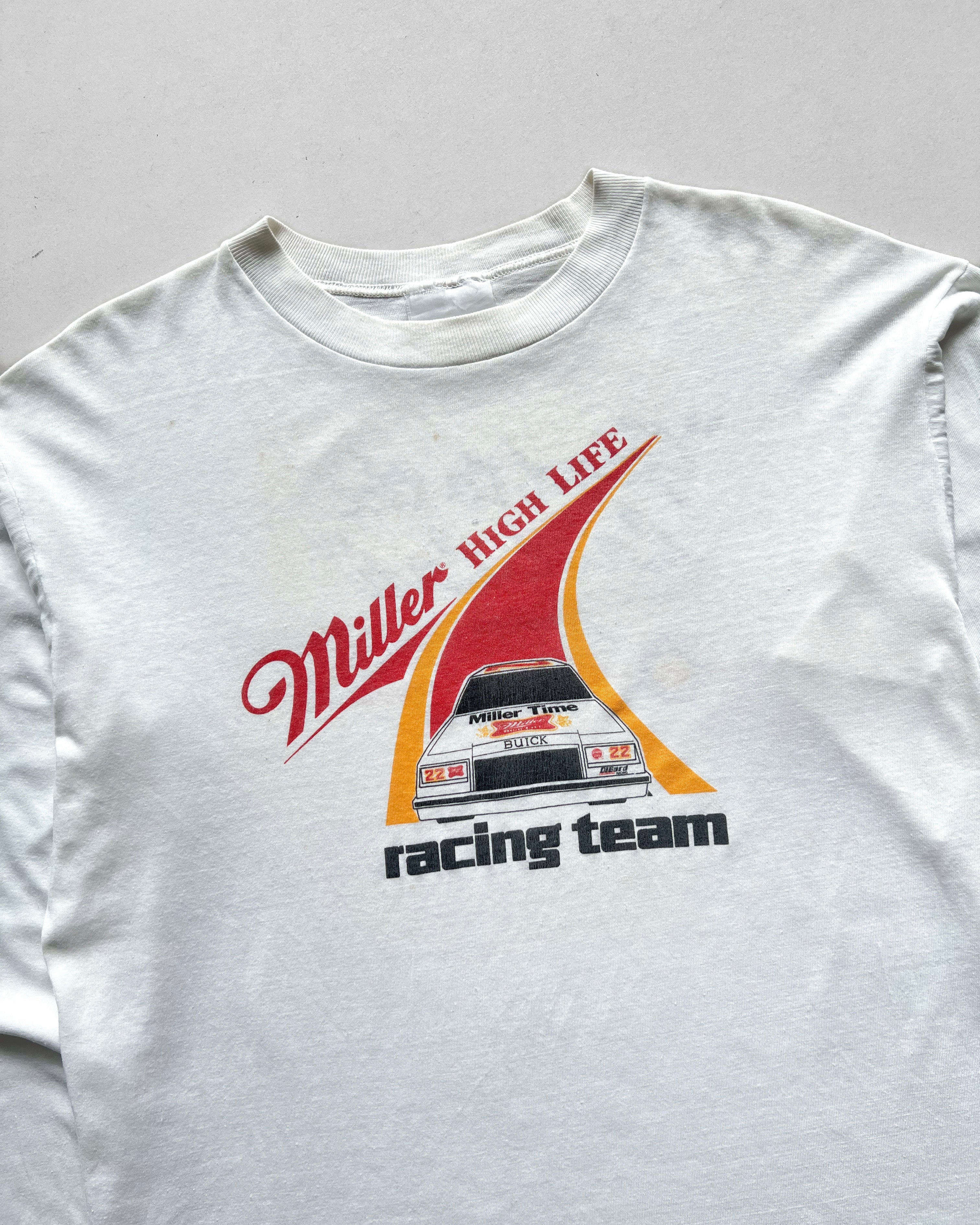 1980S 'MILLER HIGH LIFE RACING TEAM' LONGSLEEVES TEE (L)